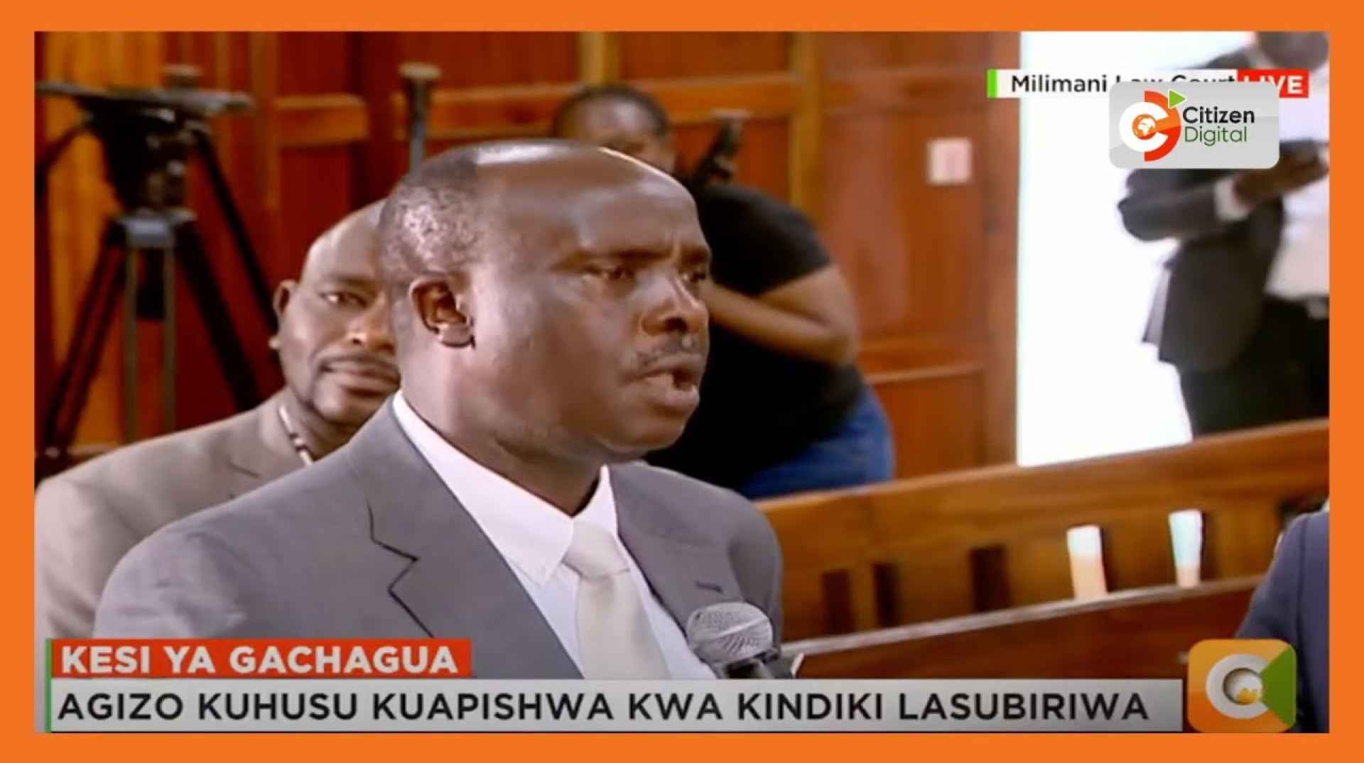 Majaji wakataa kujiondo kwenye kesi ya kumuondoa naibu rais Rigathi Gachagua ofisini Majaji wakataa kujiondo kwenye kesi ya kumuondoa naibu rais Rigathi Gachagua ofisini