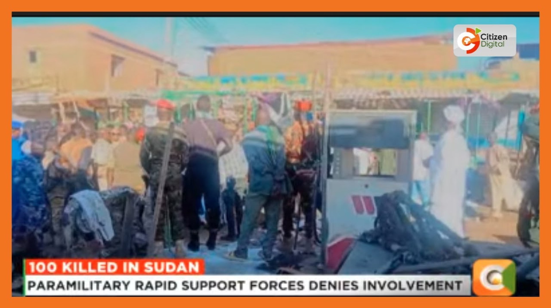 Over 100 killed in shelling at busy market in Sudan Over 100 killed in shelling at busy market in Sudan