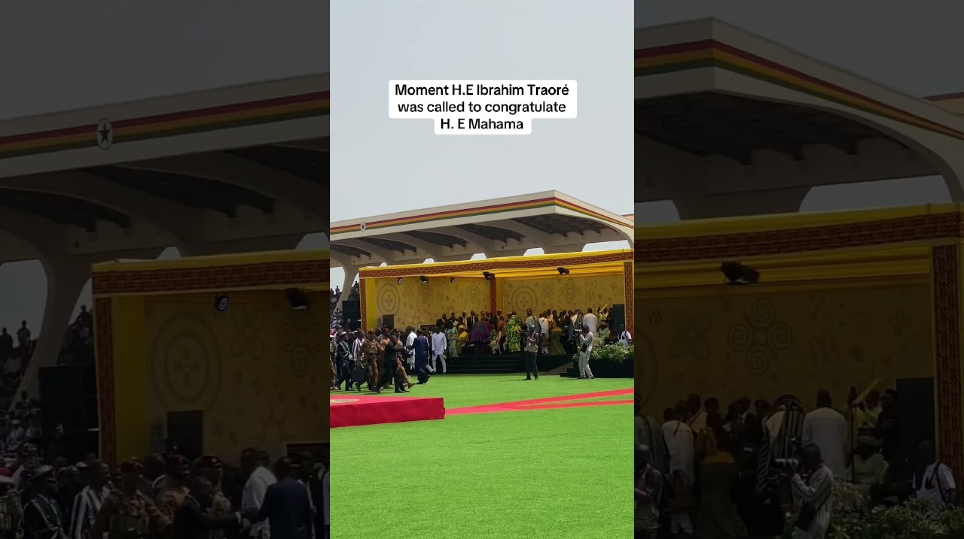 Captain Ibrahim Traore President of Burkina Faso in Ghana #military Captain Ibrahim Traore President of Burkina Faso in Ghana #military
