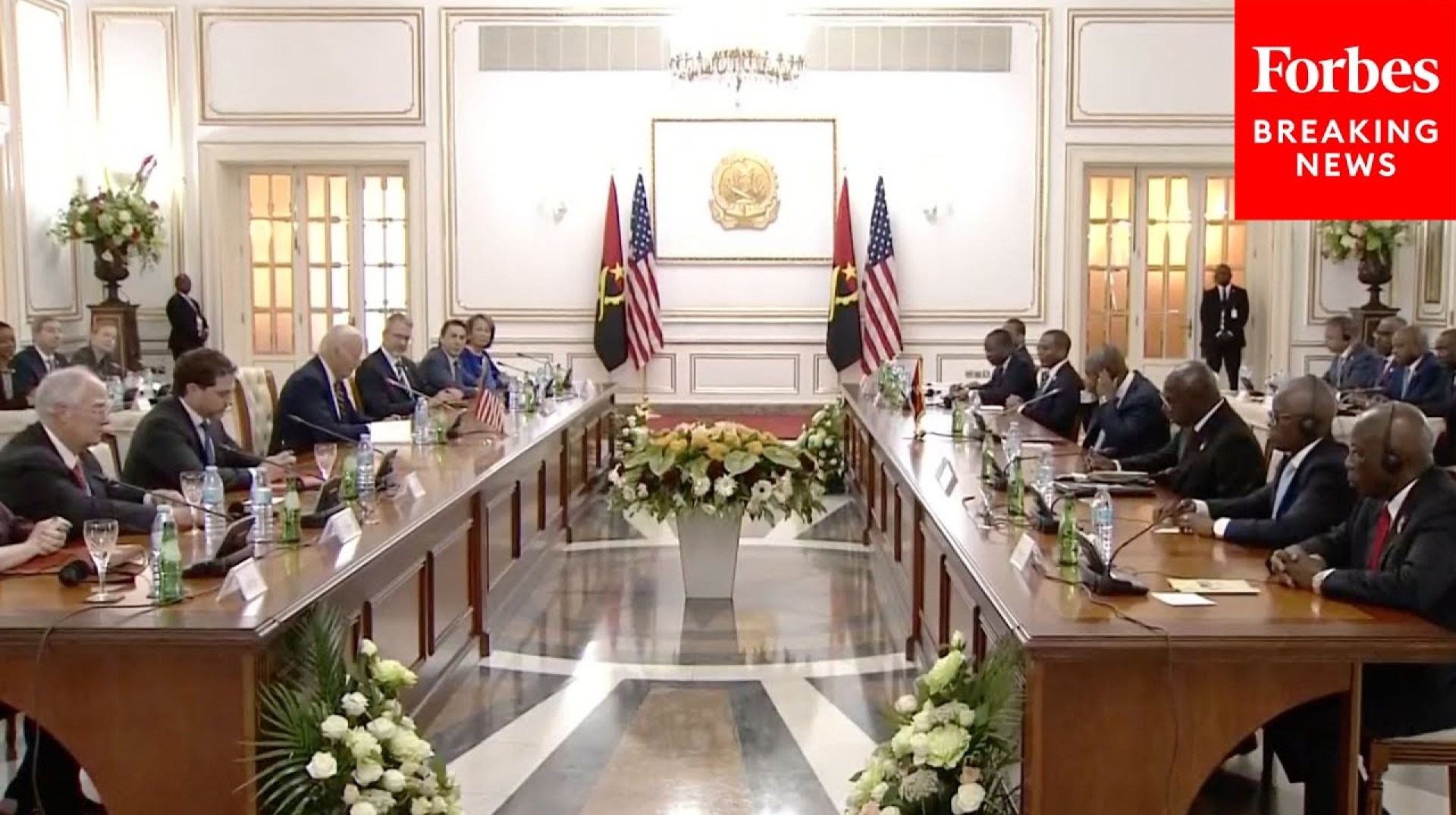 President Biden And Angola President João Lourenço Hold Meeting In Luanda, Angola President Biden And Angola President João Lourenço Hold Meeting In Luanda, Angola