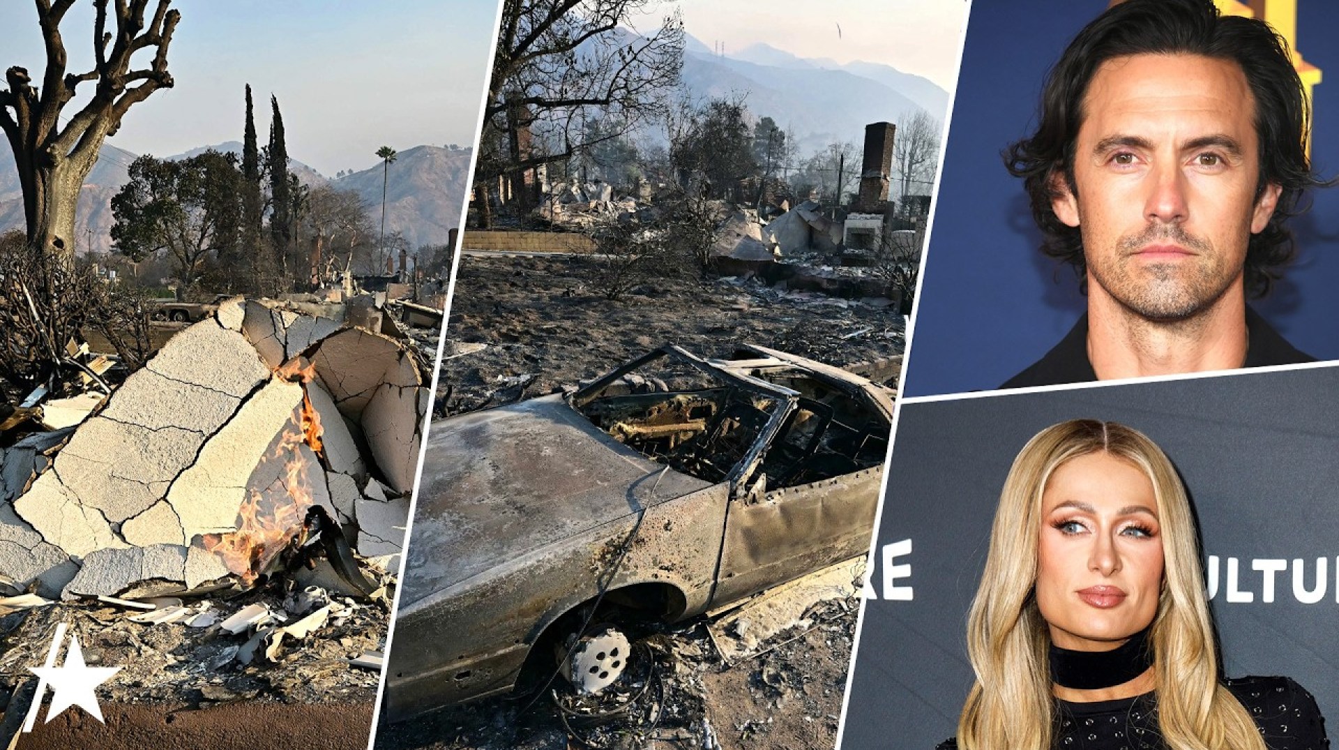 Videos Of Horrifying LA Wildfire Aftermath In Homes of Milo Ventimiglia, Paris Hilton & Other Celebs Videos Of Horrifying LA Wildfire Aftermath In Homes of Milo Ventimiglia, Paris Hilton & Other Celebs