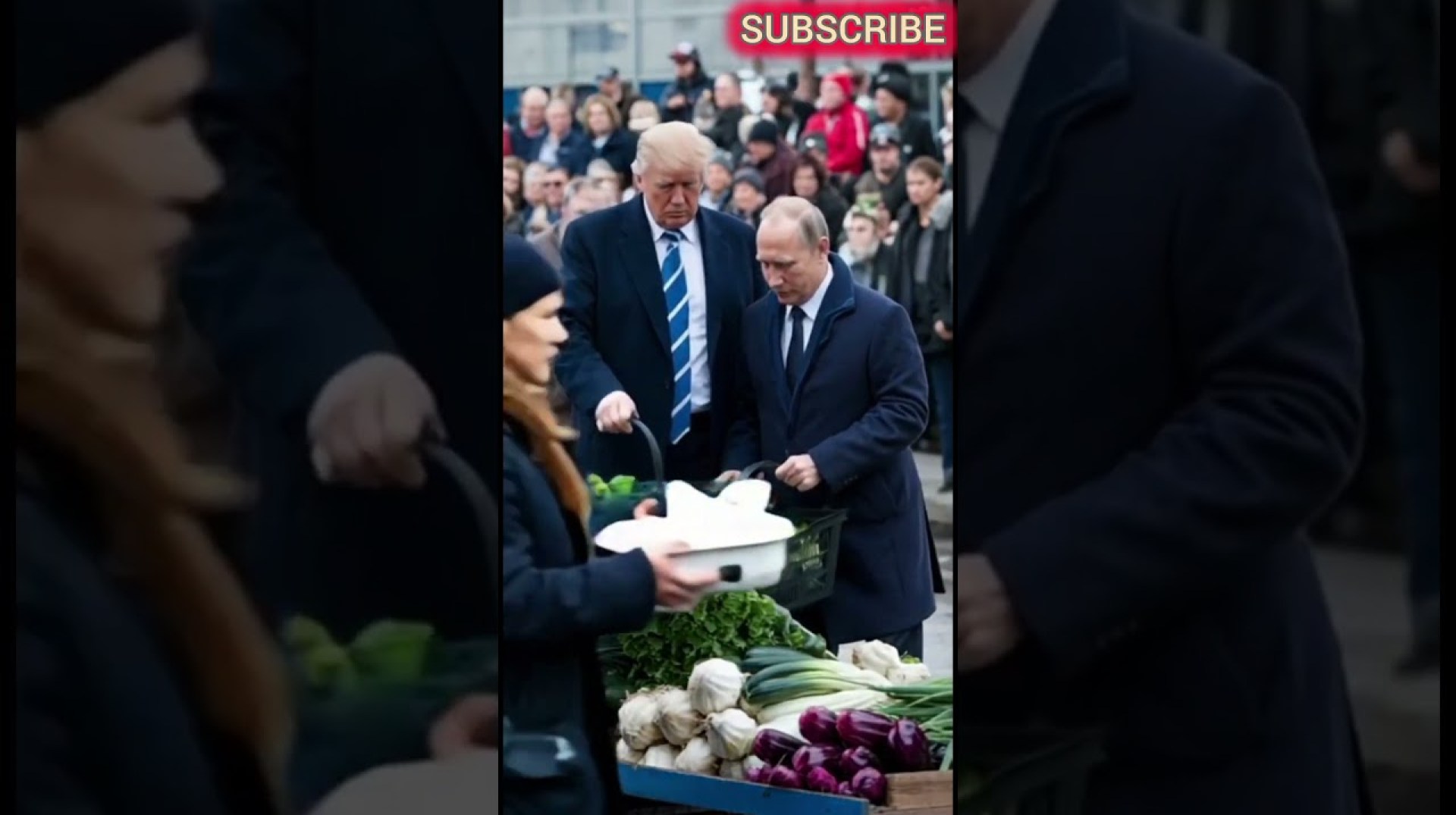 Leader Trump and Putin are buying vegetables #ai #technology #putin #trump #shorts Leader Trump and Putin are buying vegetables #ai #technology #putin #trump #shorts