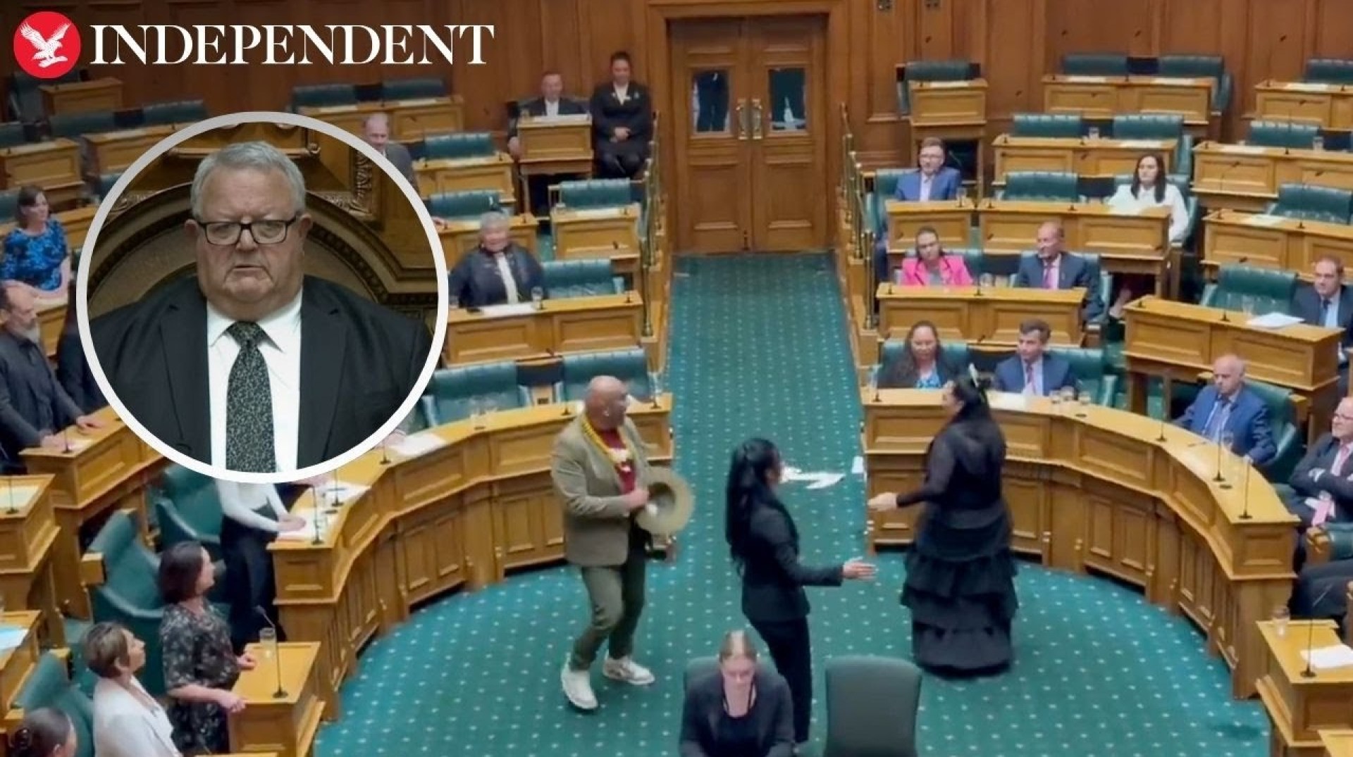 MPs break into 'protest haka' to disrupt New Zealand parliament MPs break into 'protest haka' to disrupt New Zealand parliament