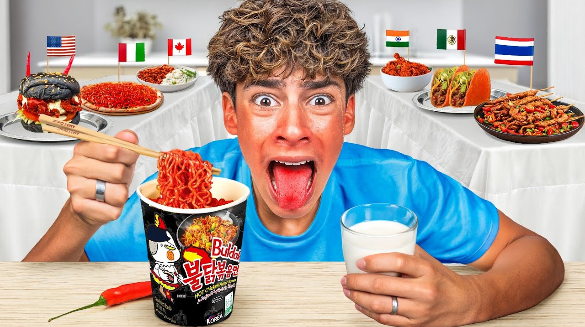 Eating the SPICIEST Foods from Around the World Eating the SPICIEST Foods from Around the World