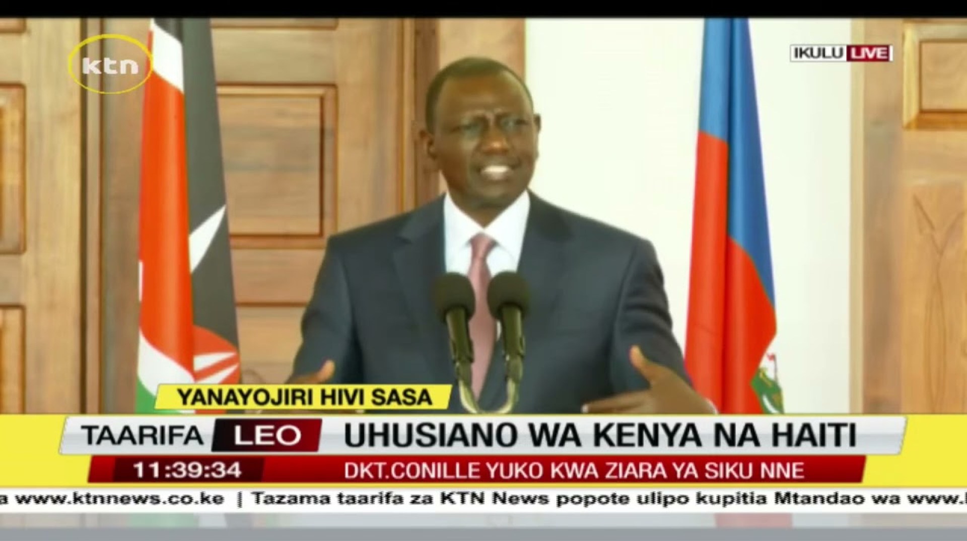 Kenya- Haiti relation: President Ruto hosts Haiti Prime Minister Kenya- Haiti relation: President Ruto hosts Haiti Prime Minister