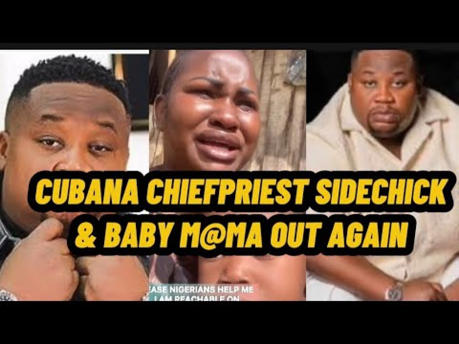 CUBANA CHIEFPRIEST SIDECHICK & BABY M@MA OUT AGAIN BEGGING. CUBANA CHIEFPRIEST SIDECHICK & BABY M@MA OUT AGAIN BEGGING.
