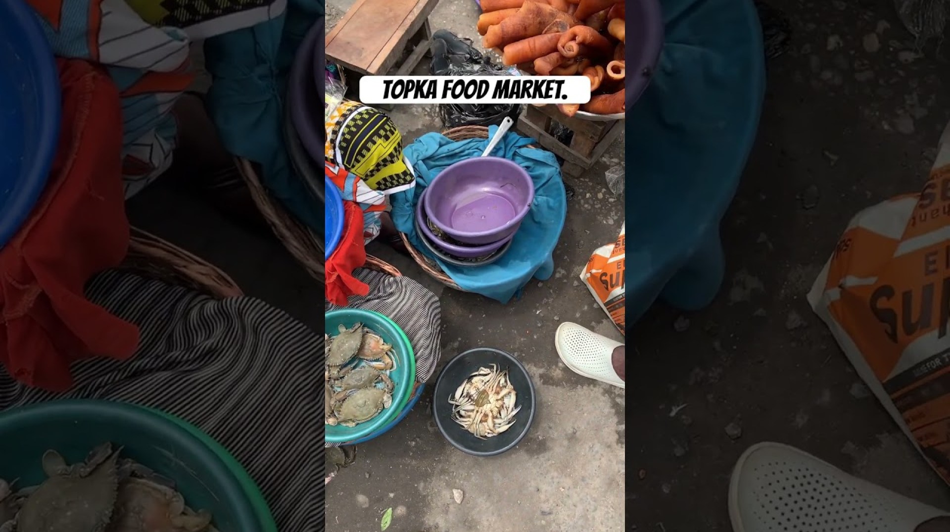 Topka Food Market, Cotonou Benin Republic. Topka Food Market, Cotonou Benin Republic.
