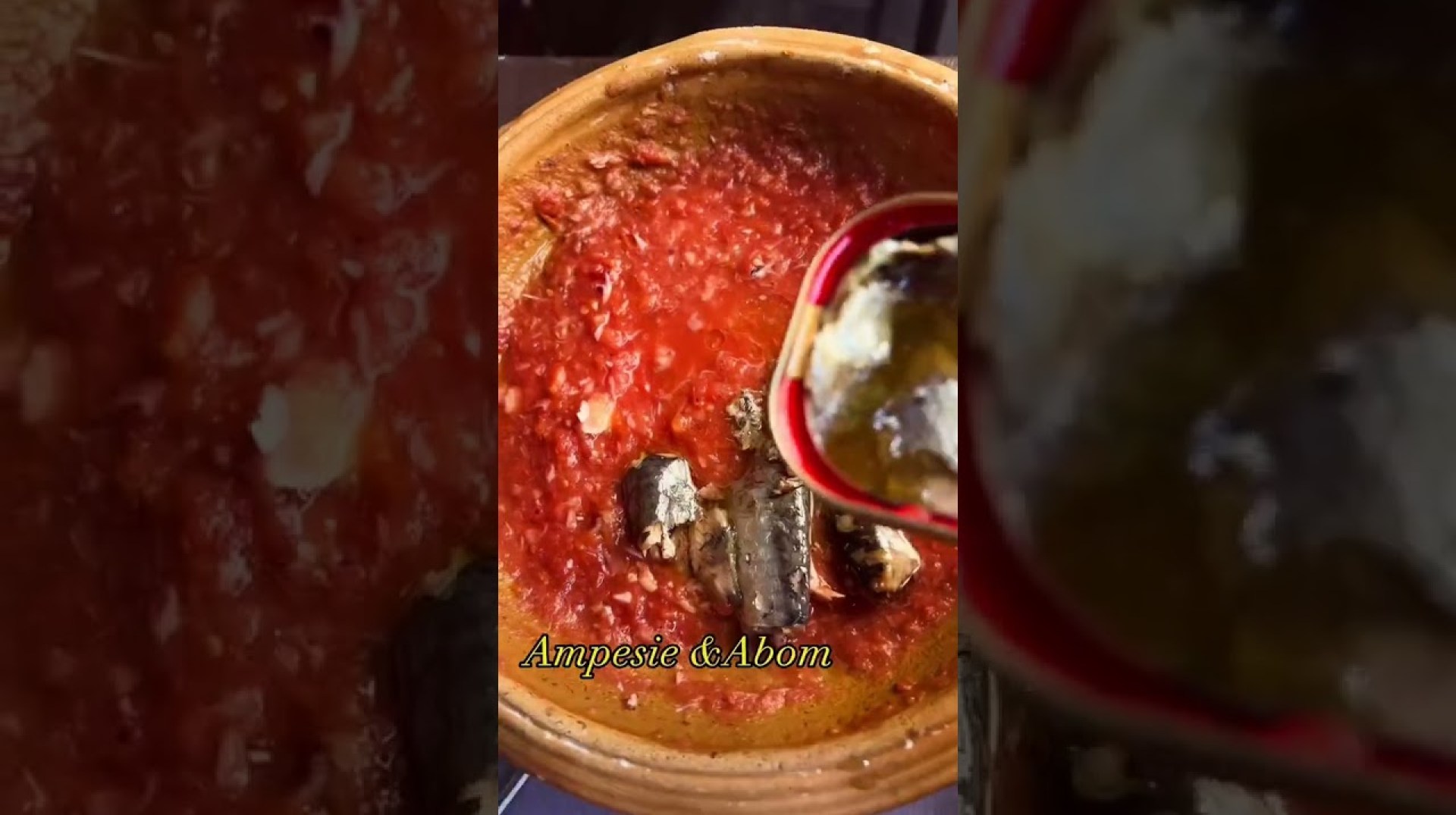 Make Classic Ghanaian AMPESI WITH ABOM (Boiled Plantain & stew) #shorts #shortsviral Make Classic Ghanaian AMPESI WITH ABOM (Boiled Plantain & stew) #shorts #shortsviral