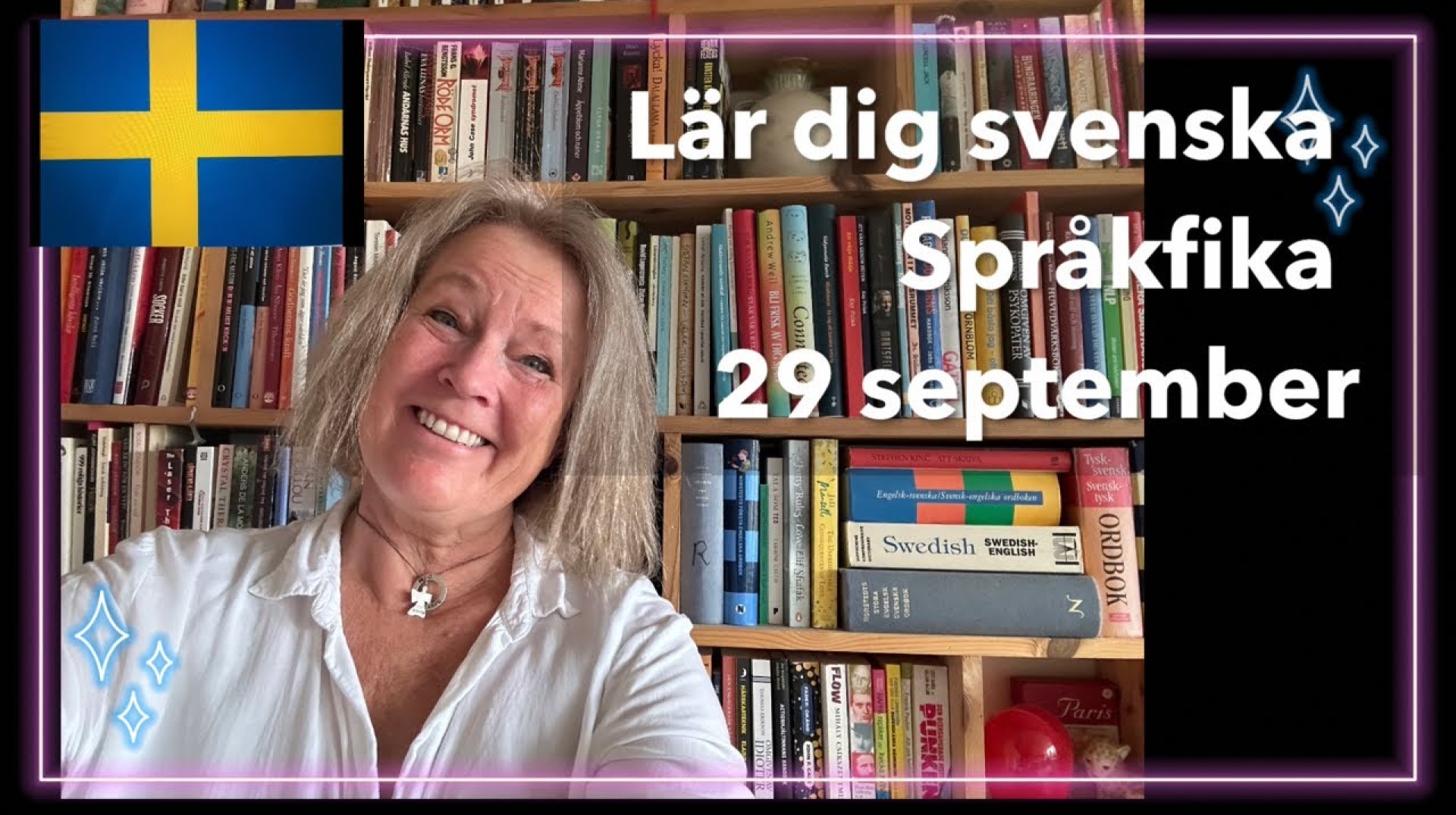 Språkfika 29 september – Lär dig svenska @svenskamedmarie Språkfika 29 september – Lär dig svenska @svenskamedmarie