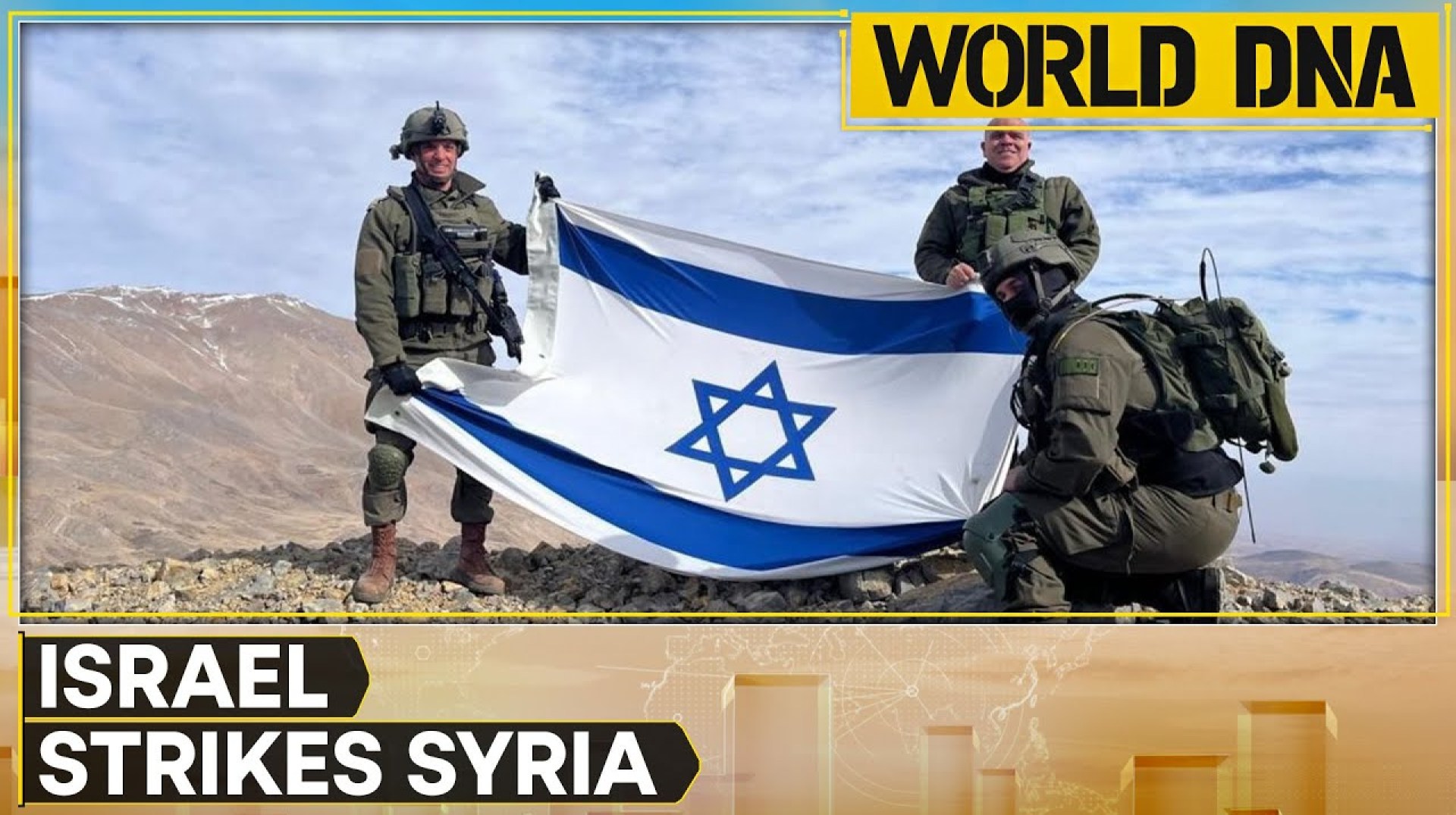 Israel Launches Air Strikes On Multiple Targets In Syria | WION World DNA LIVE | International News Israel Launches Air Strikes On Multiple Targets In Syria | WION World DNA LIVE | International News