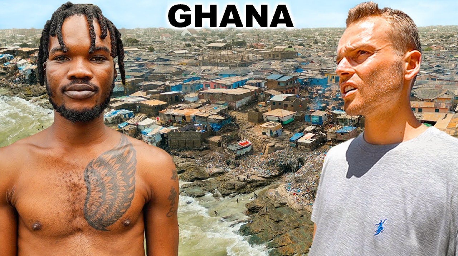 Inside Ghana's Biggest Slum (crazy neighborhood on African coast) Inside Ghana's Biggest Slum (crazy neighborhood on African coast)