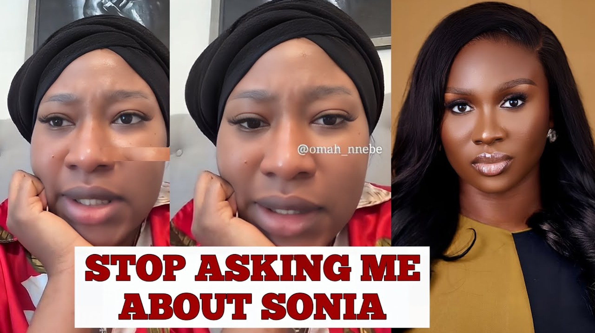 Omah Nnebe Fume Hot As She Reply Fan Who Asked Why Sonia Uche Refused To Attend Her Wedding Omah Nnebe Fume Hot As She Reply Fan Who Asked Why Sonia Uche Refused To Attend Her Wedding