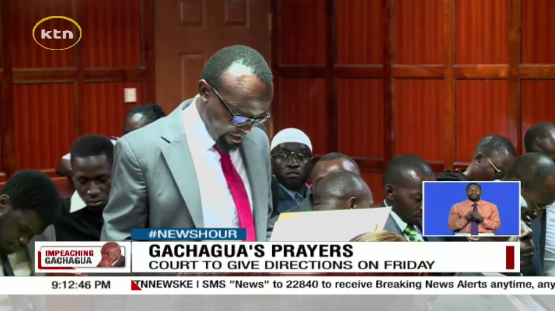 Gachagua's Prayers: DP wants a team of judges to hear his case Gachagua's Prayers: DP wants a team of judges to hear his case