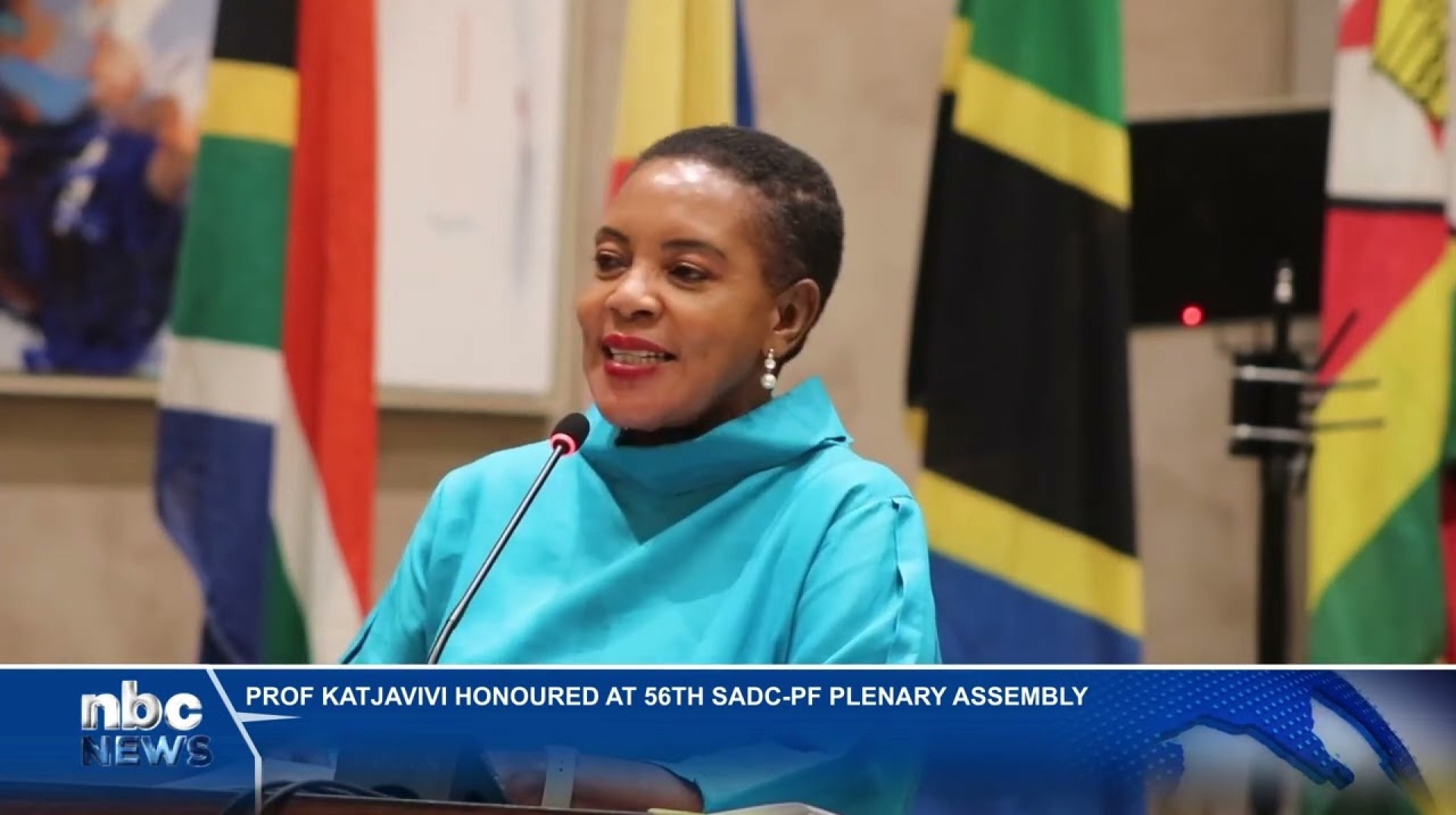 Zimbabwe's NA Speaker honors Namibian counterpart at SADC-PF Ceremony – nbc Zimbabwe's NA Speaker honors Namibian counterpart at SADC-PF Ceremony – nbc