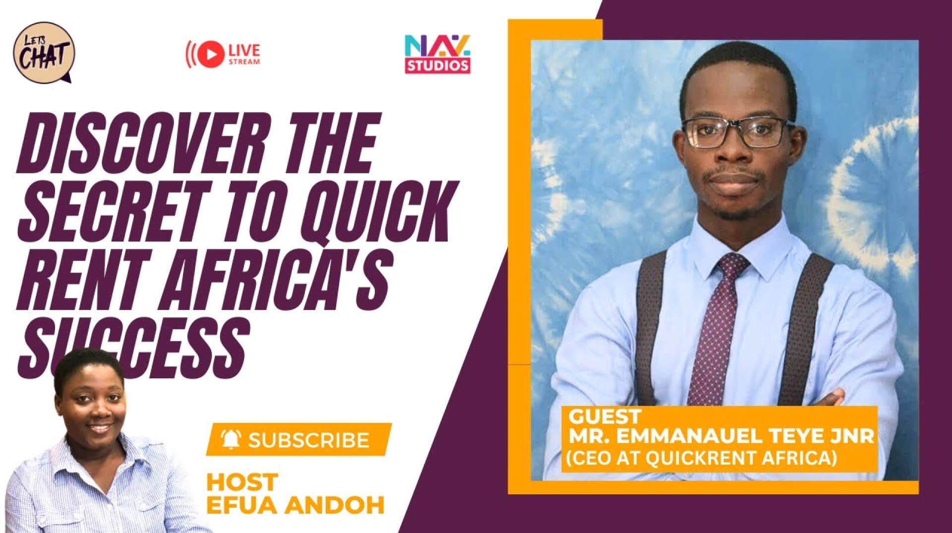 Real Estate in Ghana with QuickRent Africa's CEO Emmanuel Teye Real Estate in Ghana with QuickRent Africa's CEO Emmanuel Teye
