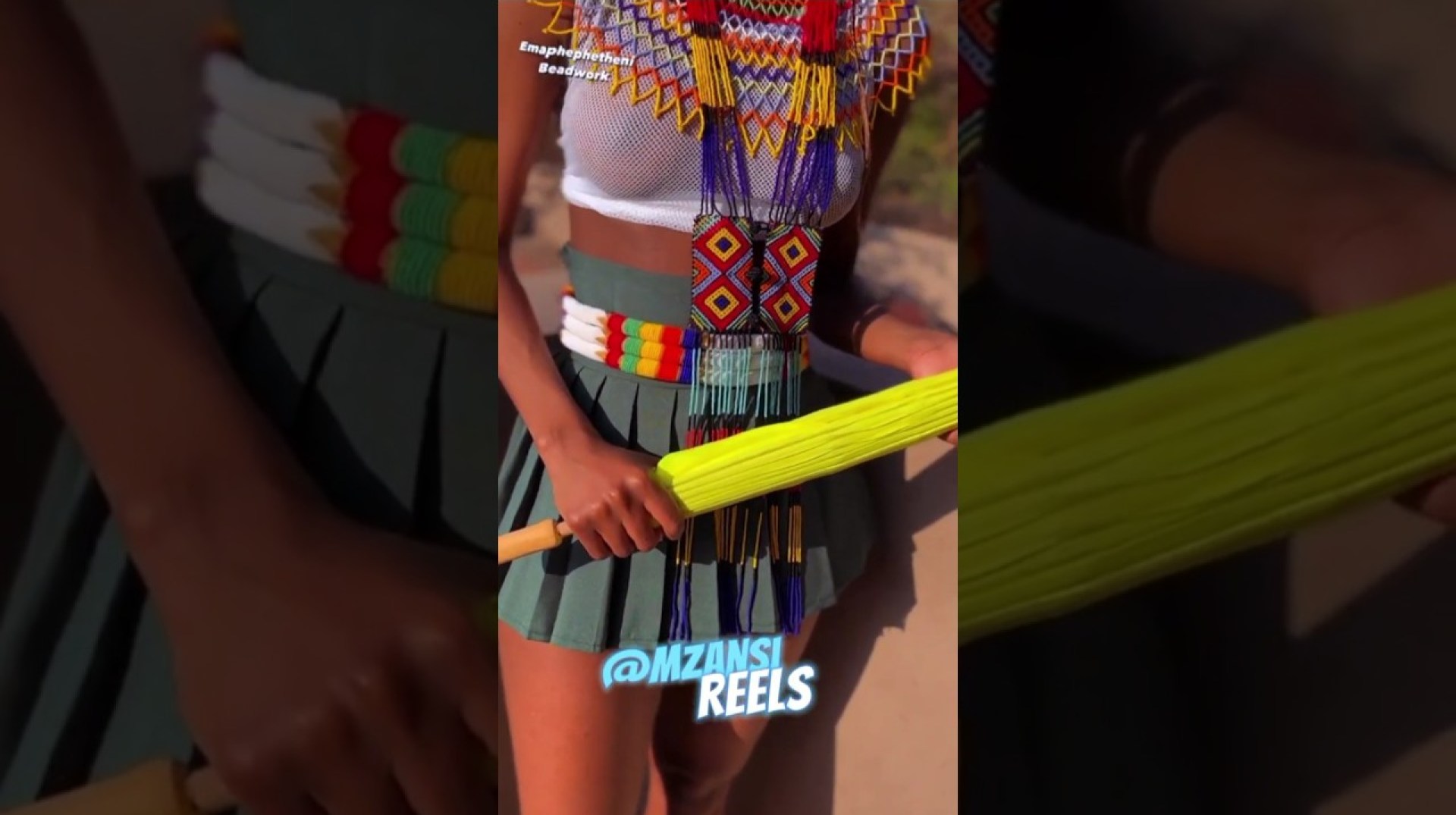 STUNNING Umemulo Zulu Maidens Outfit Revealed! #shorts STUNNING Umemulo Zulu Maidens Outfit Revealed! #shorts