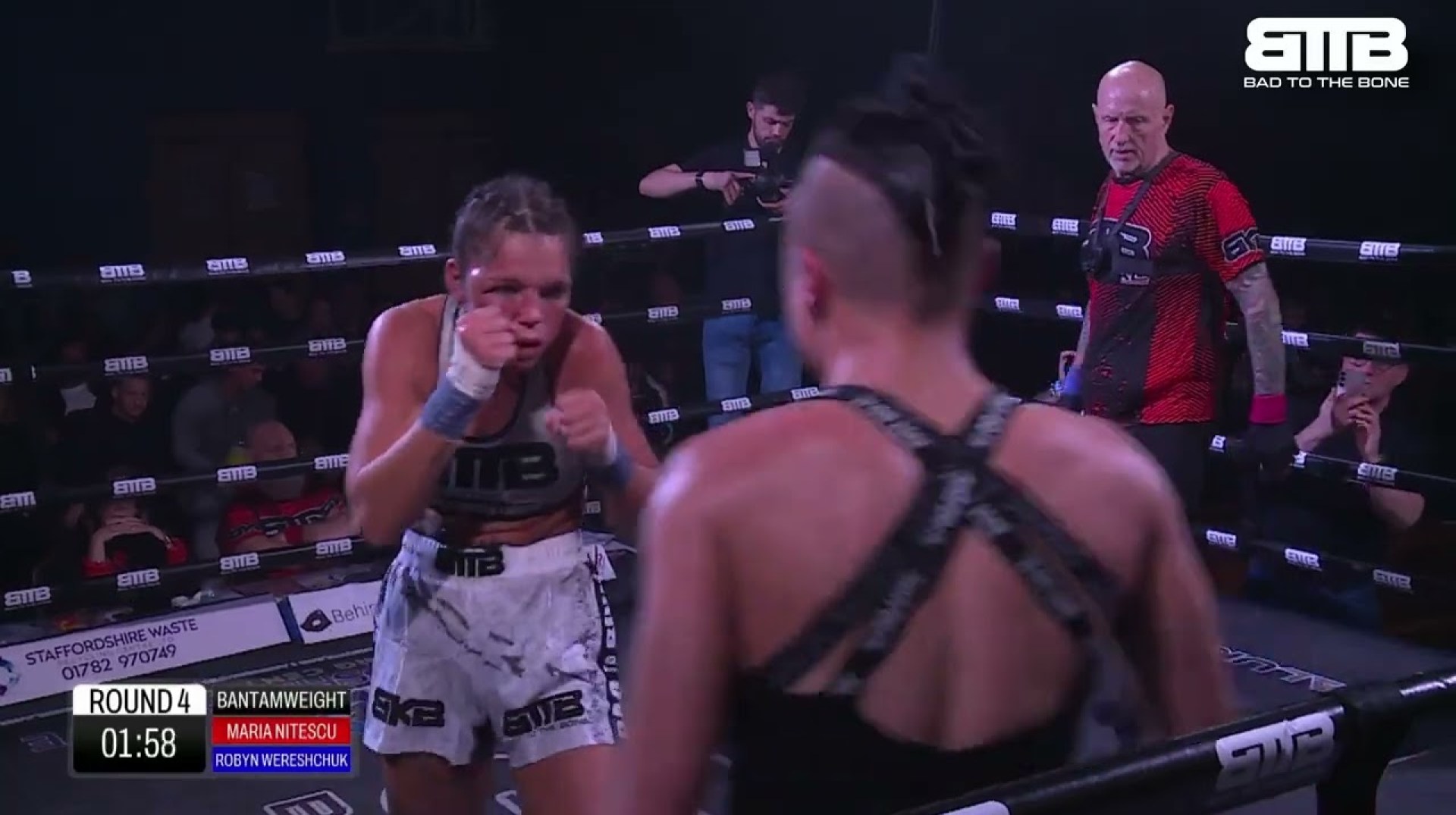 BAD TO THE BONE BKB Maria Nitescu vs Robyn Wereshchuk BAD TO THE BONE BKB Maria Nitescu vs Robyn Wereshchuk