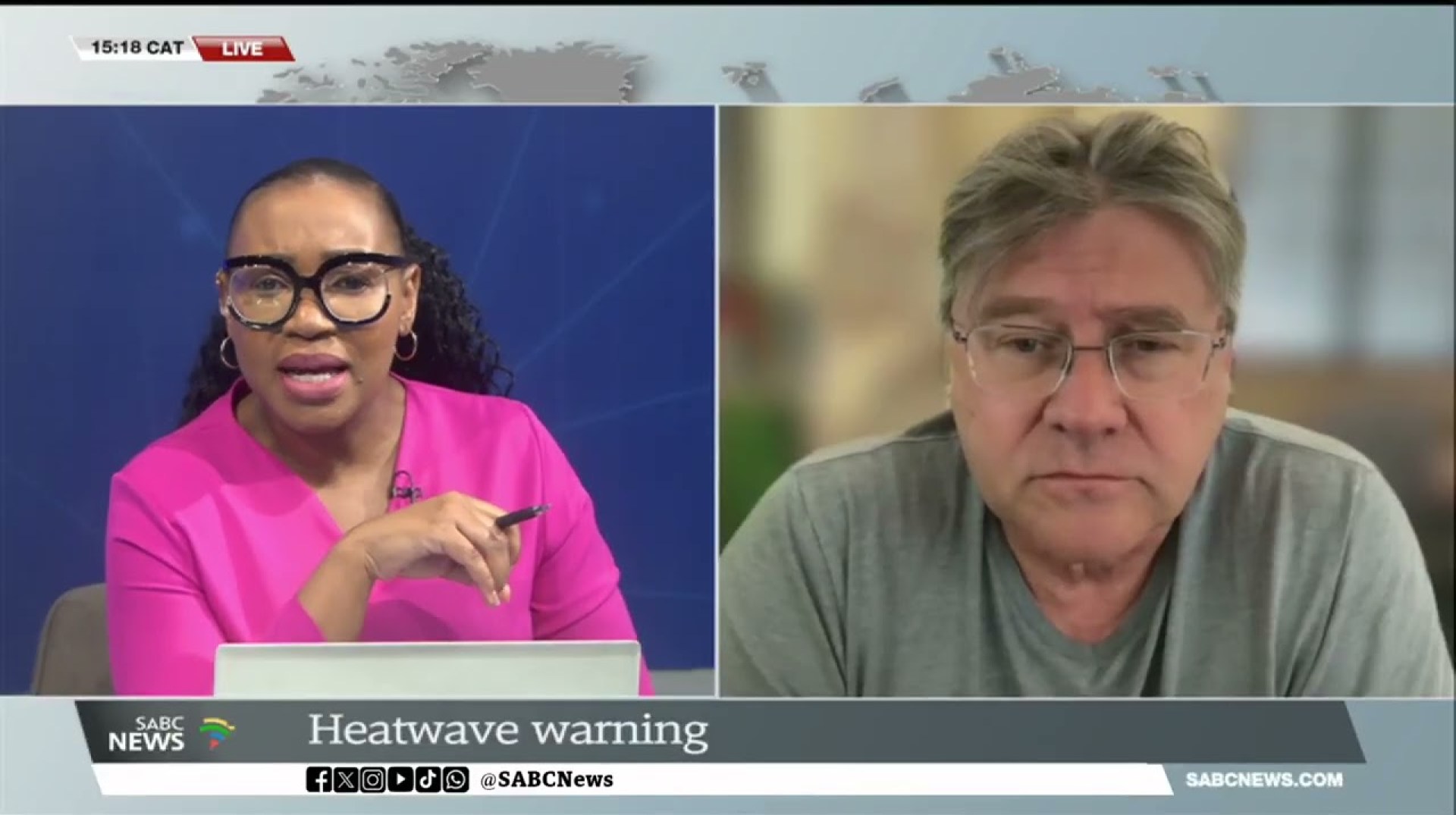 Heatwave Warning | Residents advised to take precautions: Prof Guy Midgley Heatwave Warning | Residents advised to take precautions: Prof Guy Midgley