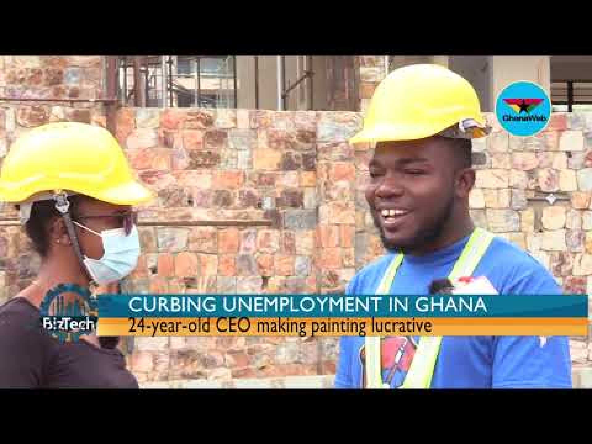 BizTech: This 24-year-old painter has employed over 30 Ghanaian youth BizTech: This 24-year-old painter has employed over 30 Ghanaian youth