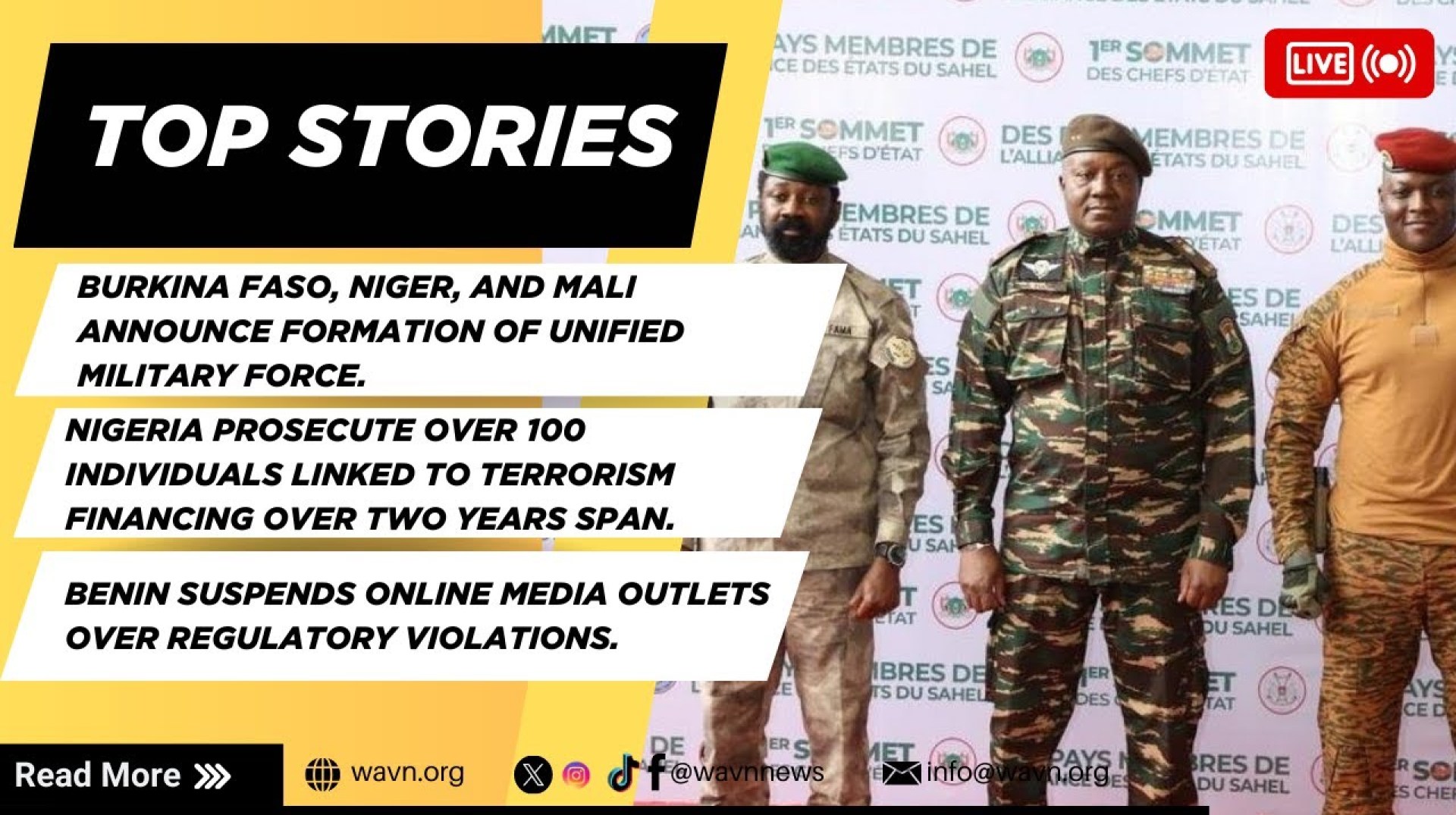 Burkina Faso, Niger, and Mali Announce Formation of Unified Military Force, Other Stories. Burkina Faso, Niger, and Mali Announce Formation of Unified Military Force, Other Stories.