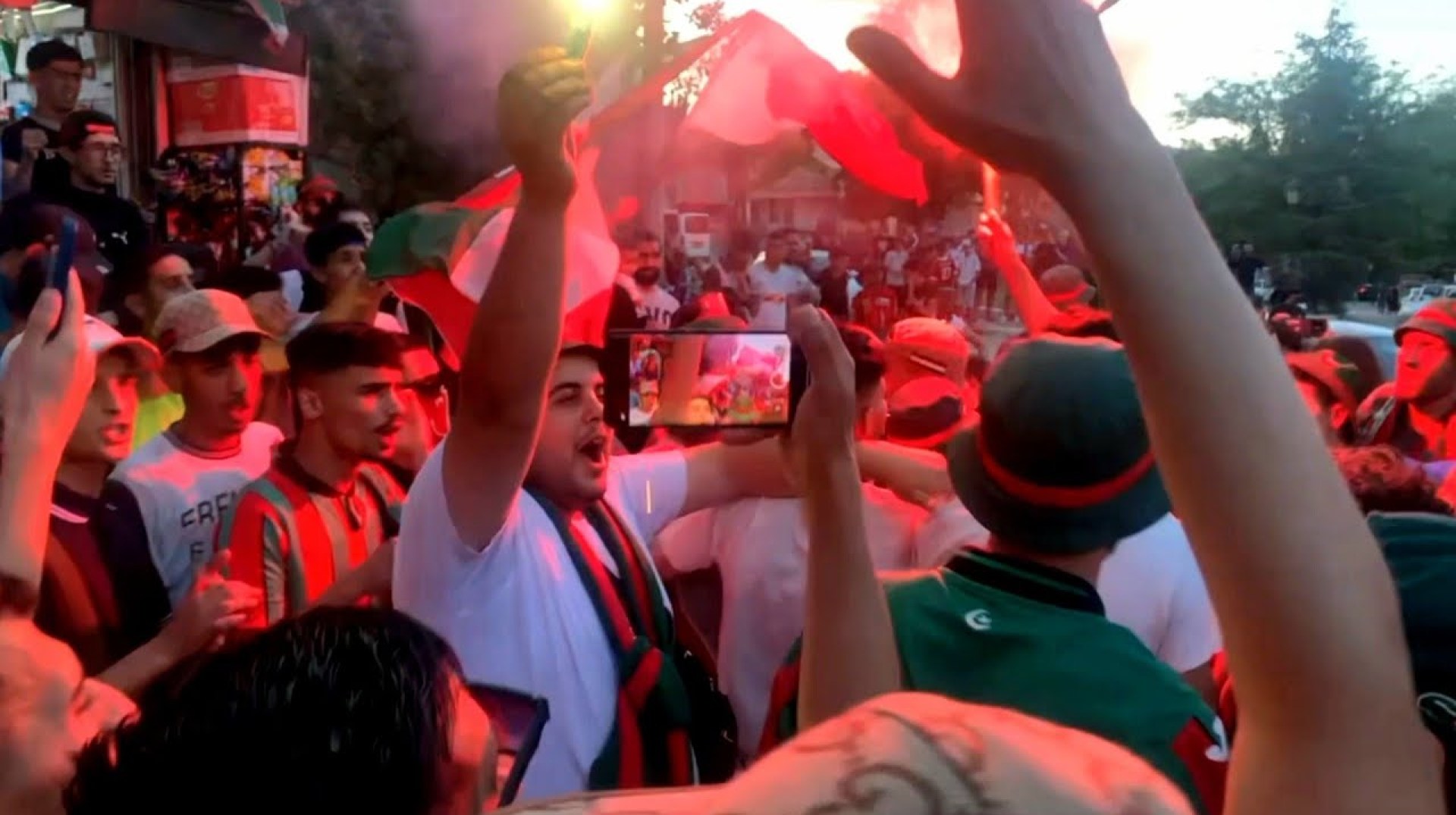 Triumphant Joy: Unforgettable Algerian Moments! Triumphant Joy: Unforgettable Algerian Moments!