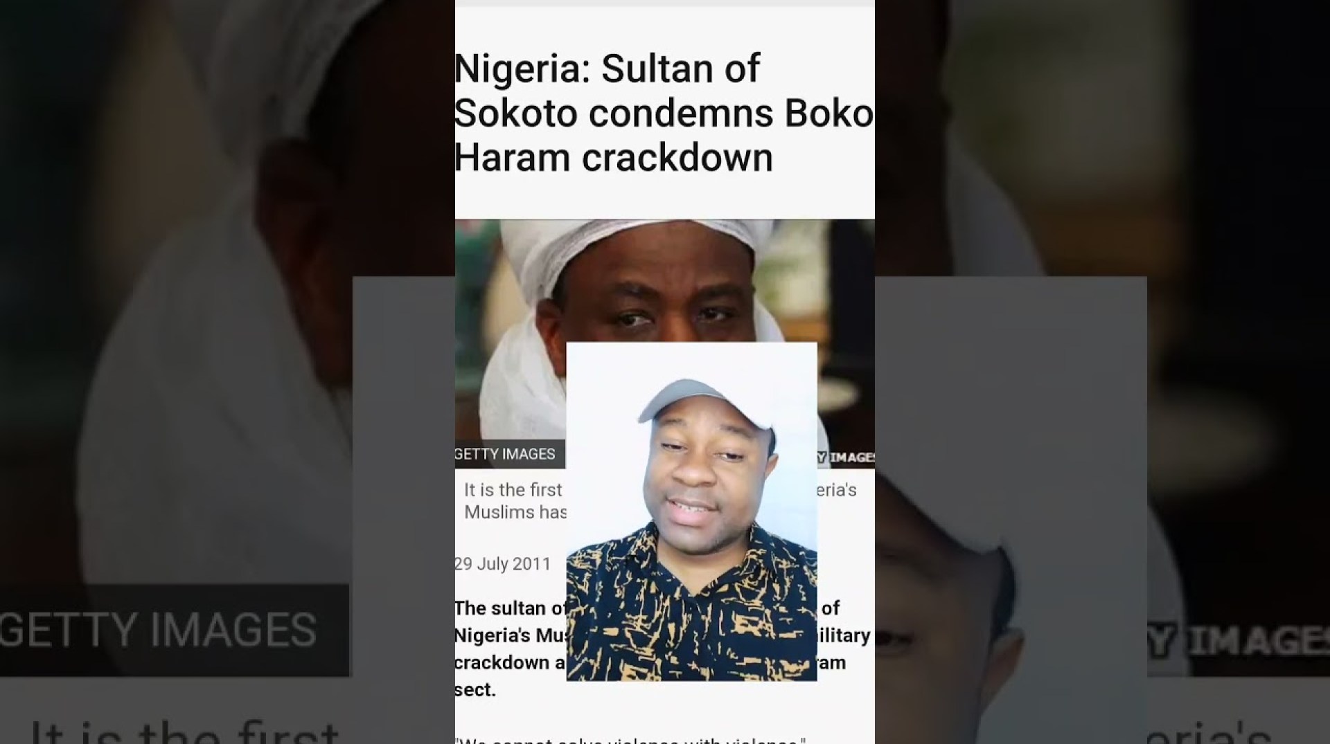 Don't K!ll BokoHaram by Sultan of Sokoto Don't K!ll BokoHaram by Sultan of Sokoto