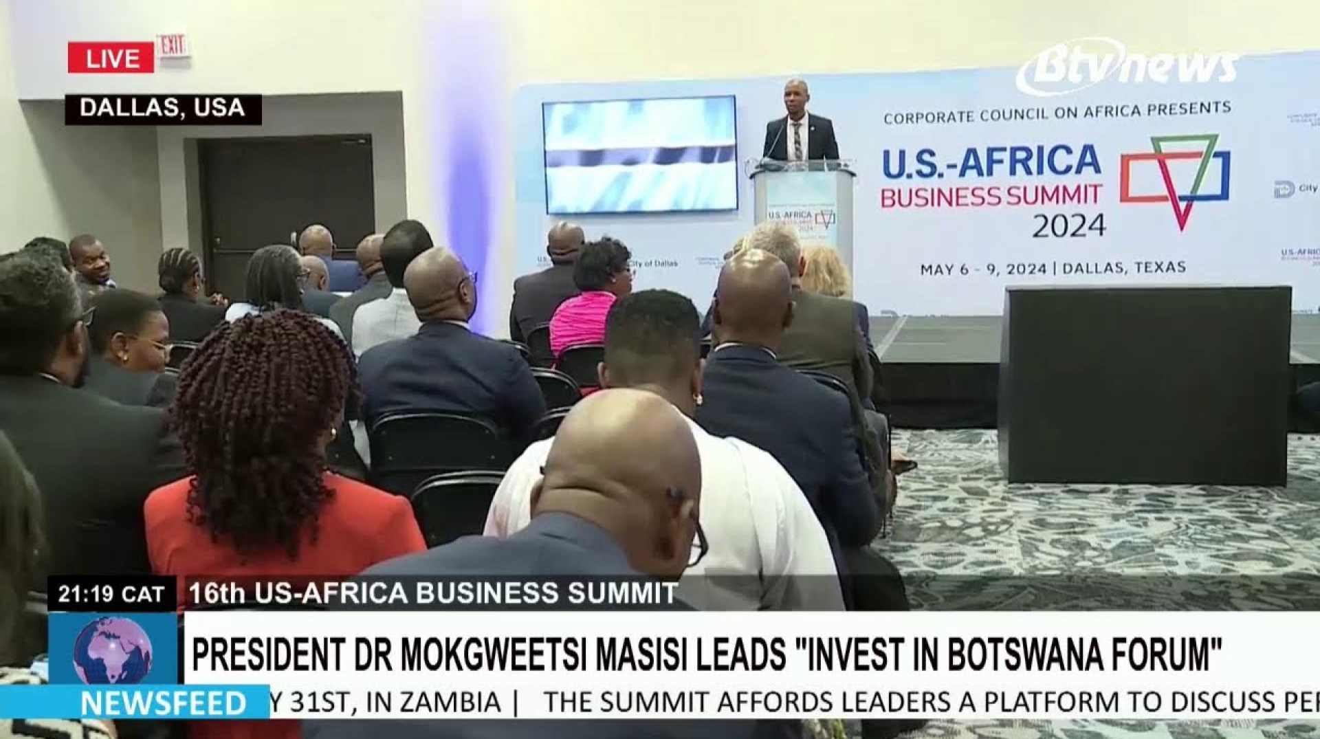 US – AFRICA BUSINESS SUMMIT UPDATE US – AFRICA BUSINESS SUMMIT UPDATE