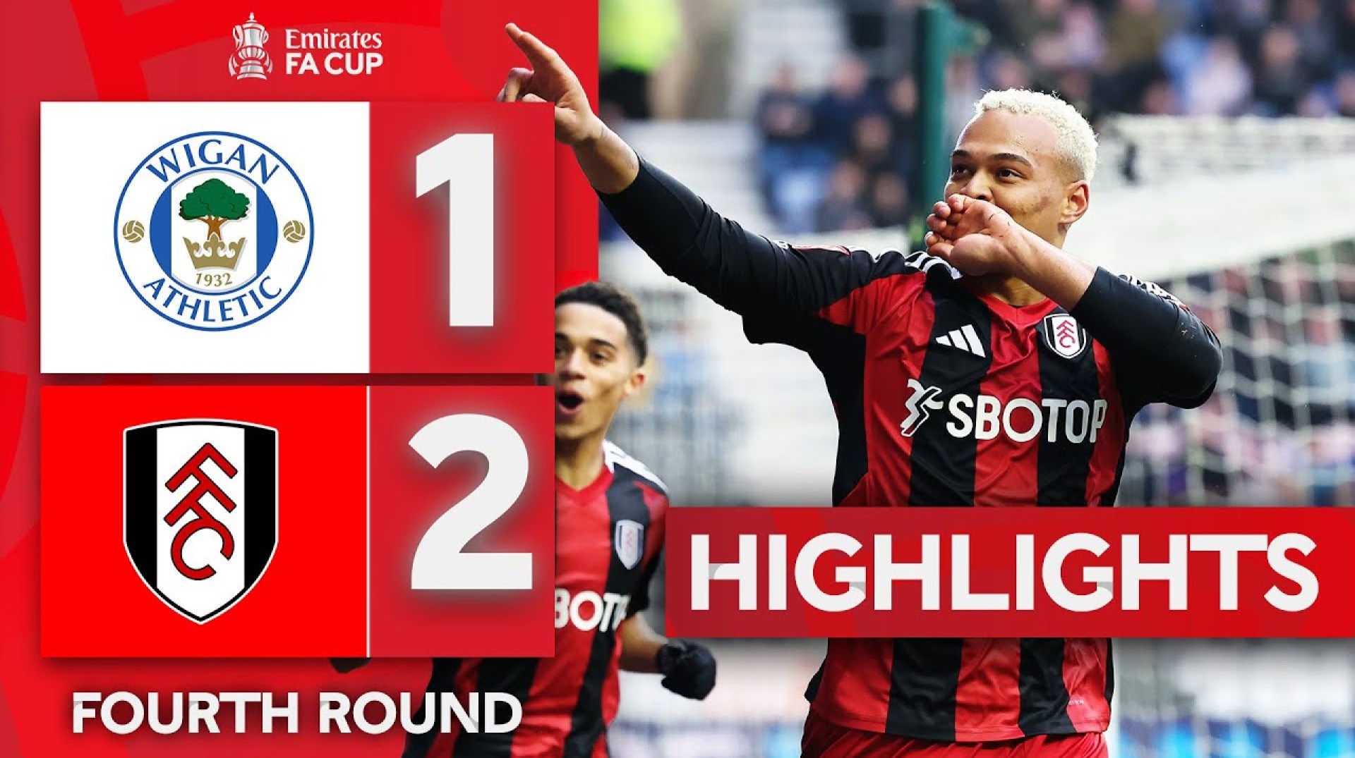 Muniz Brace & Jonny Smith Wonder-Goal! | Wigan 1-2 Fulham | Emirates FA Cup 2024-25 Muniz Brace & Jonny Smith Wonder-Goal! | Wigan 1-2 Fulham | Emirates FA Cup 2024-25