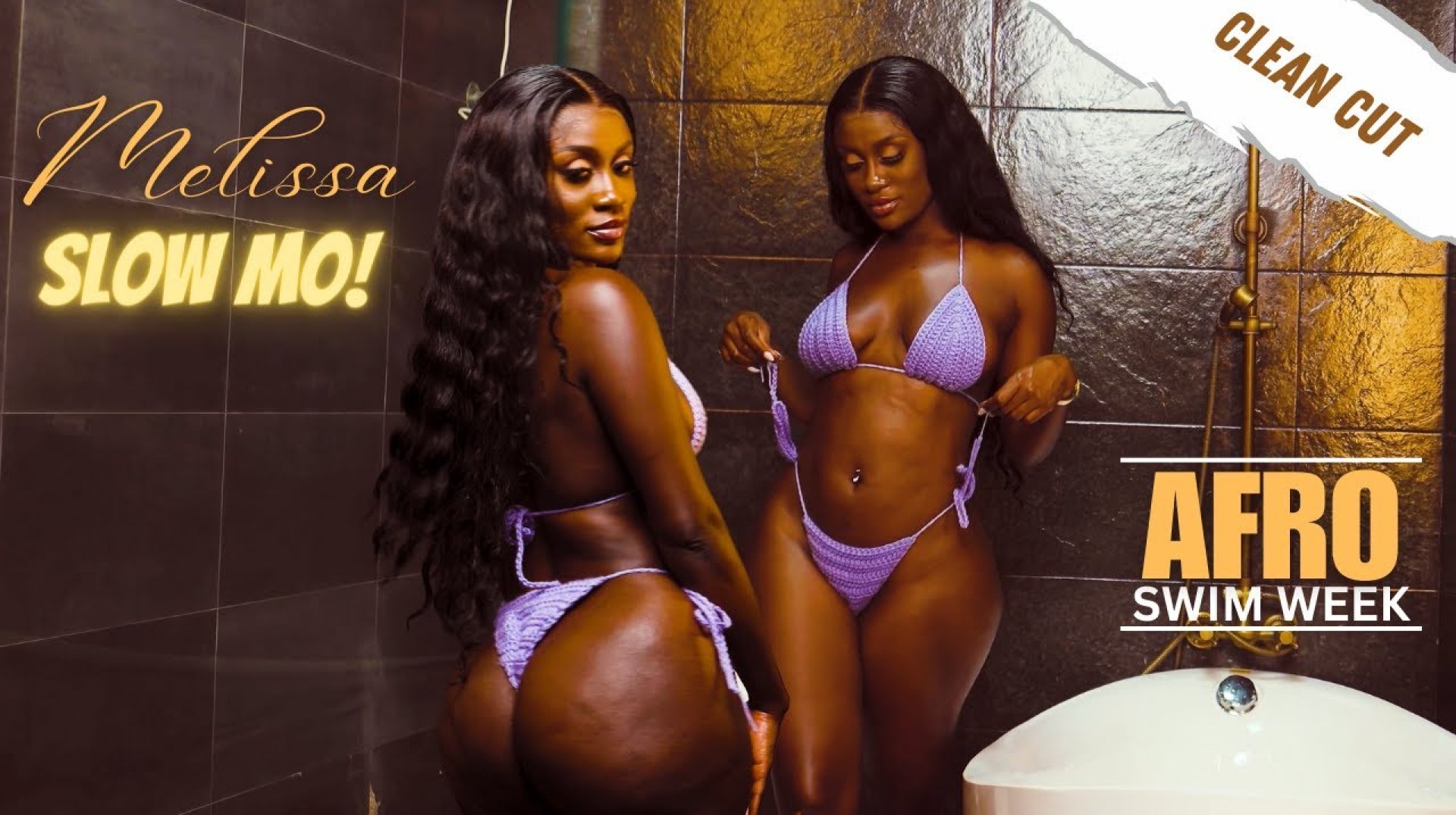 Sensual Allure | 4K Clean Cut | Melissa in Slow Mo | Afro Swim Week Sensual Allure | 4K Clean Cut | Melissa in Slow Mo | Afro Swim Week