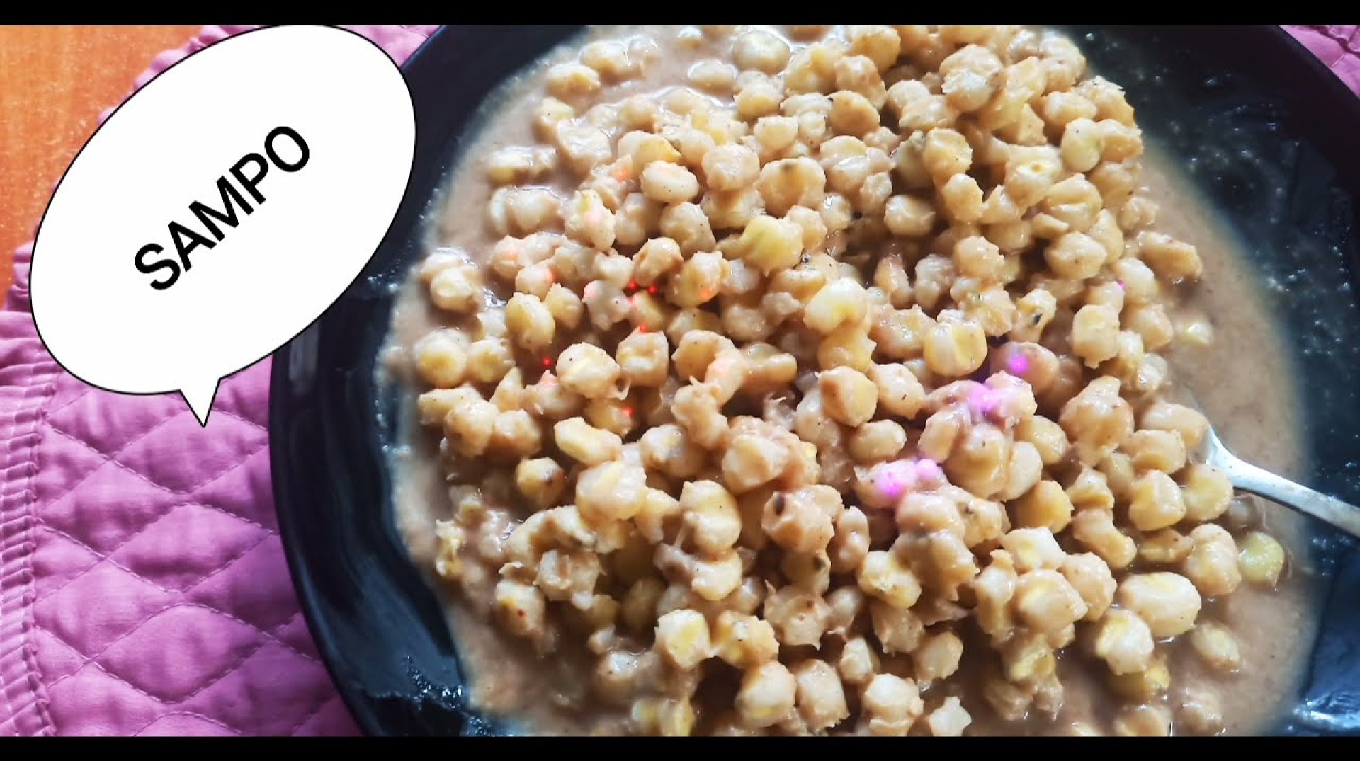 Zambian Traditional Food Samp Yakusashila (Corn in peanut sauce) Zambian Traditional Food Samp Yakusashila (Corn in peanut sauce)