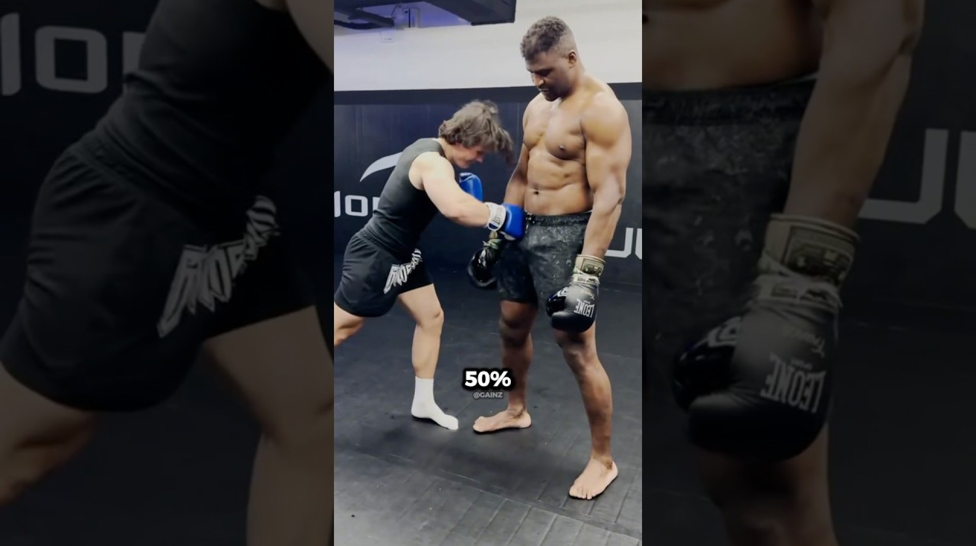 Bodybuilder VS MMA Fighter (@francisngannou) Bodybuilder VS MMA Fighter (@francisngannou)