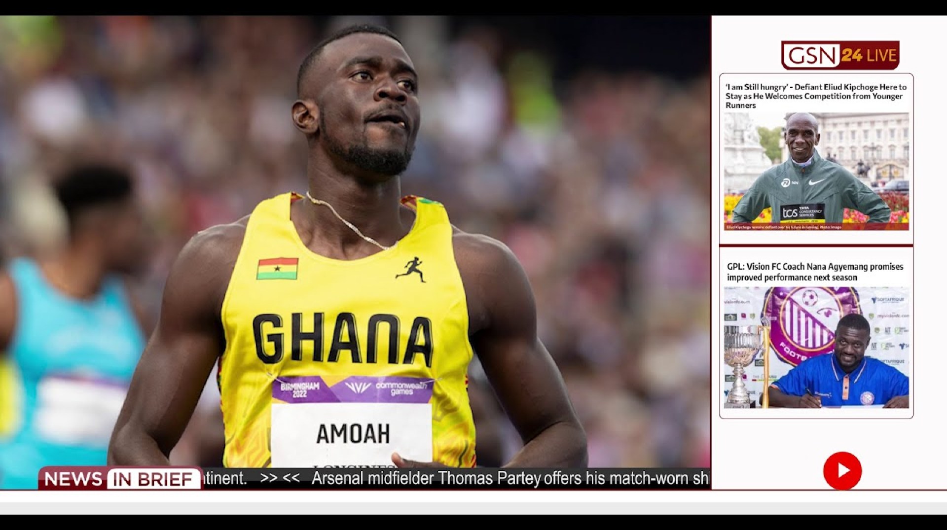 Joseph Paul Amoah to Lead Ghana to World Relays Joseph Paul Amoah to Lead Ghana to World Relays