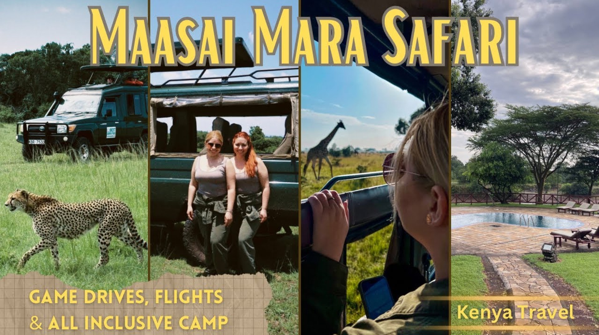 Affordable African Safari in the MASAI MARA (Game Drives, Camp & Flights)•KENYA Affordable African Safari in the MASAI MARA (Game Drives, Camp & Flights)•KENYA