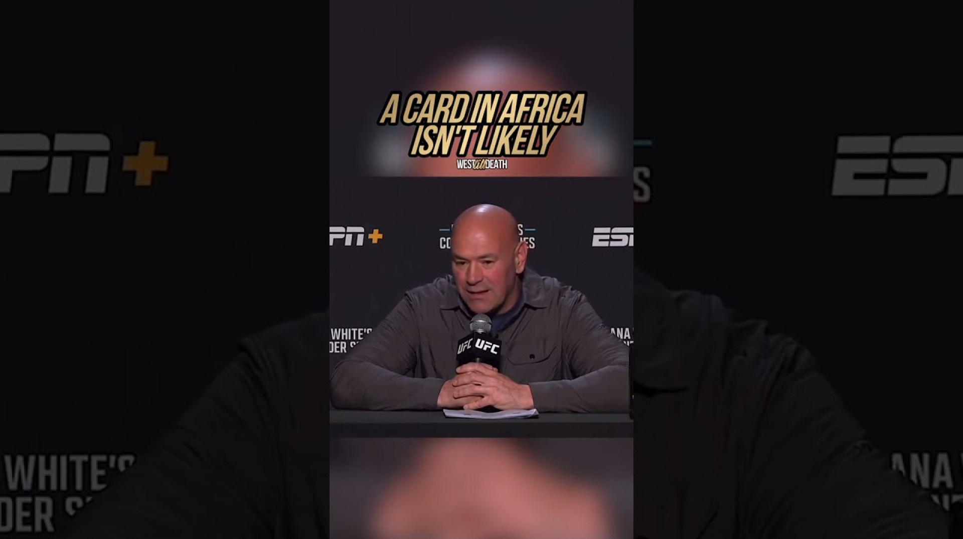 Dana White talks about obstacles on a card in South Africa #ufc #danawhite Dana White talks about obstacles on a card in South Africa #ufc #danawhite