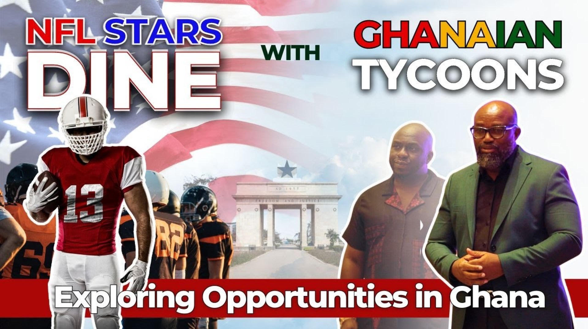 Unforgettable Night: NFL Star Jeremiah and Friends with Ghana's Business Elite Unforgettable Night: NFL Star Jeremiah and Friends with Ghana's Business Elite