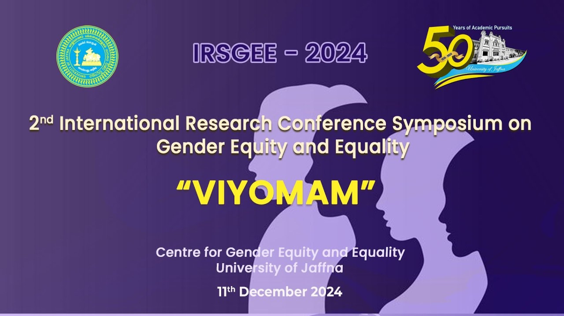 2nd International Research Conference Symposium on Gender Equity and Equality 2nd International Research Conference Symposium on Gender Equity and Equality