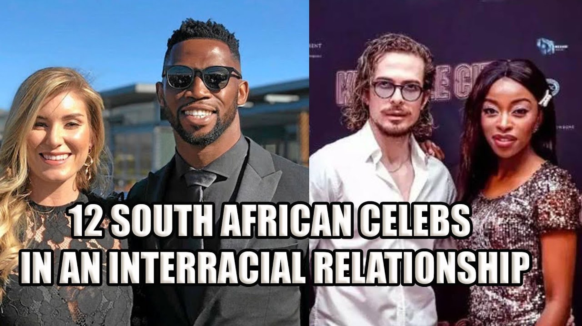 12 South African Celebrities in an interracial relationships 12 South African Celebrities in an interracial relationships