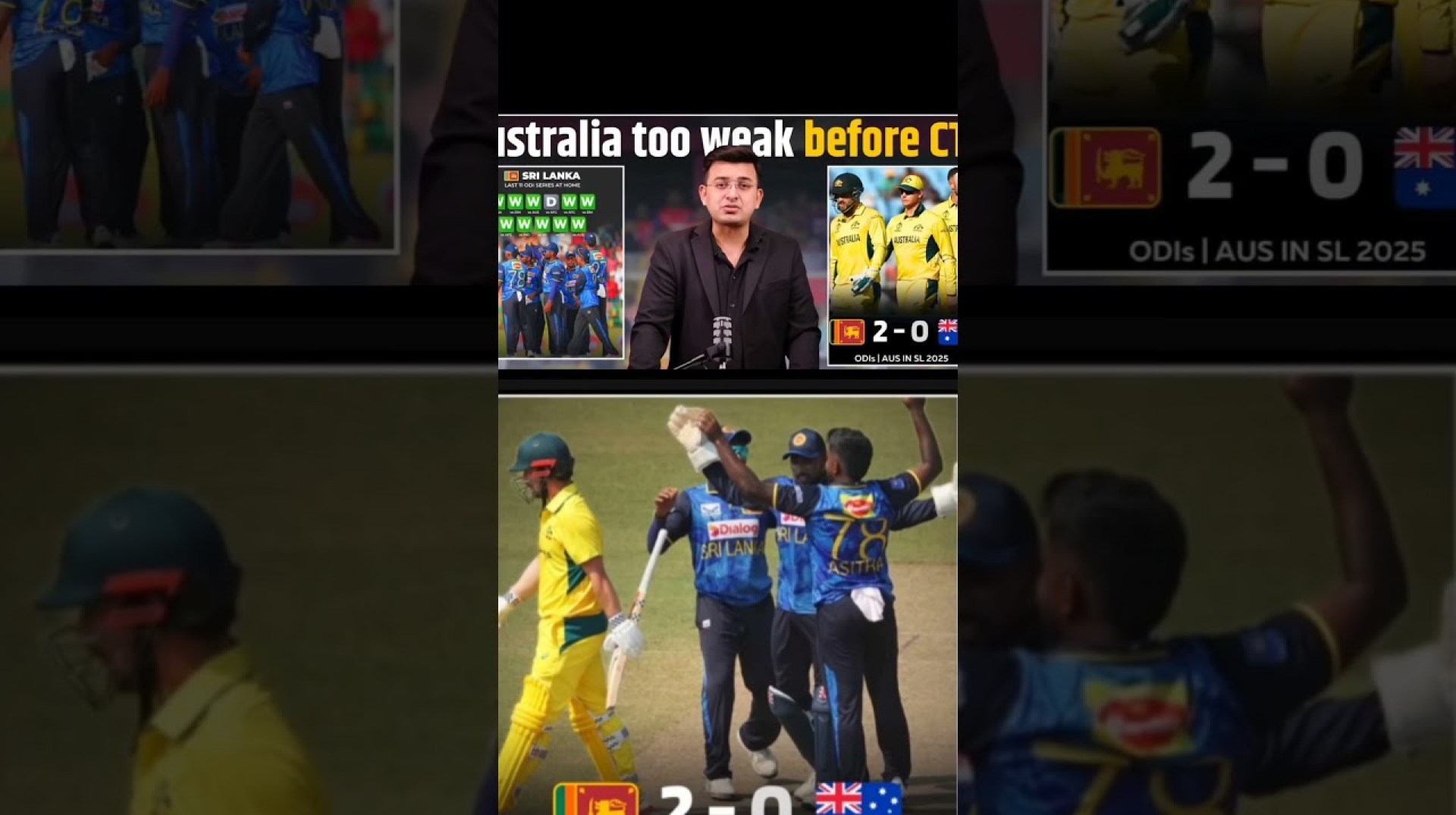 AUS vs SL: Sri Lanka beatAustralia by 174 runsAustralia too weak#shorts#trending#cricket #shortsfeed AUS vs SL: Sri Lanka beatAustralia by 174 runsAustralia too weak#shorts#trending#cricket #shortsfeed