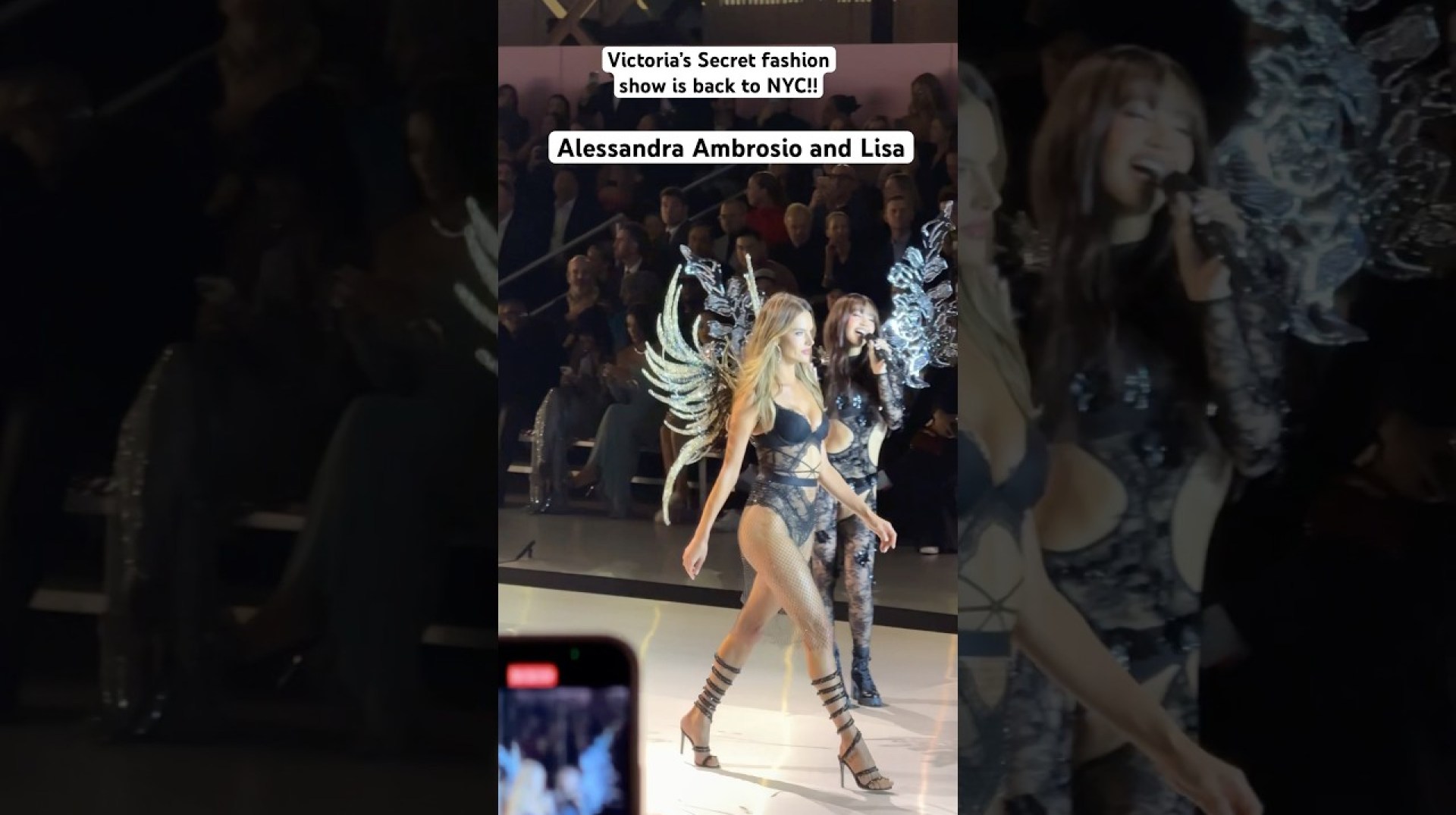 Live!! Alessandra Ambrosio and Lisa at Victoria’s Secret fashion show #lisa #lalalalisa_m Live!! Alessandra Ambrosio and Lisa at Victoria’s Secret fashion show #lisa #lalalalisa_m