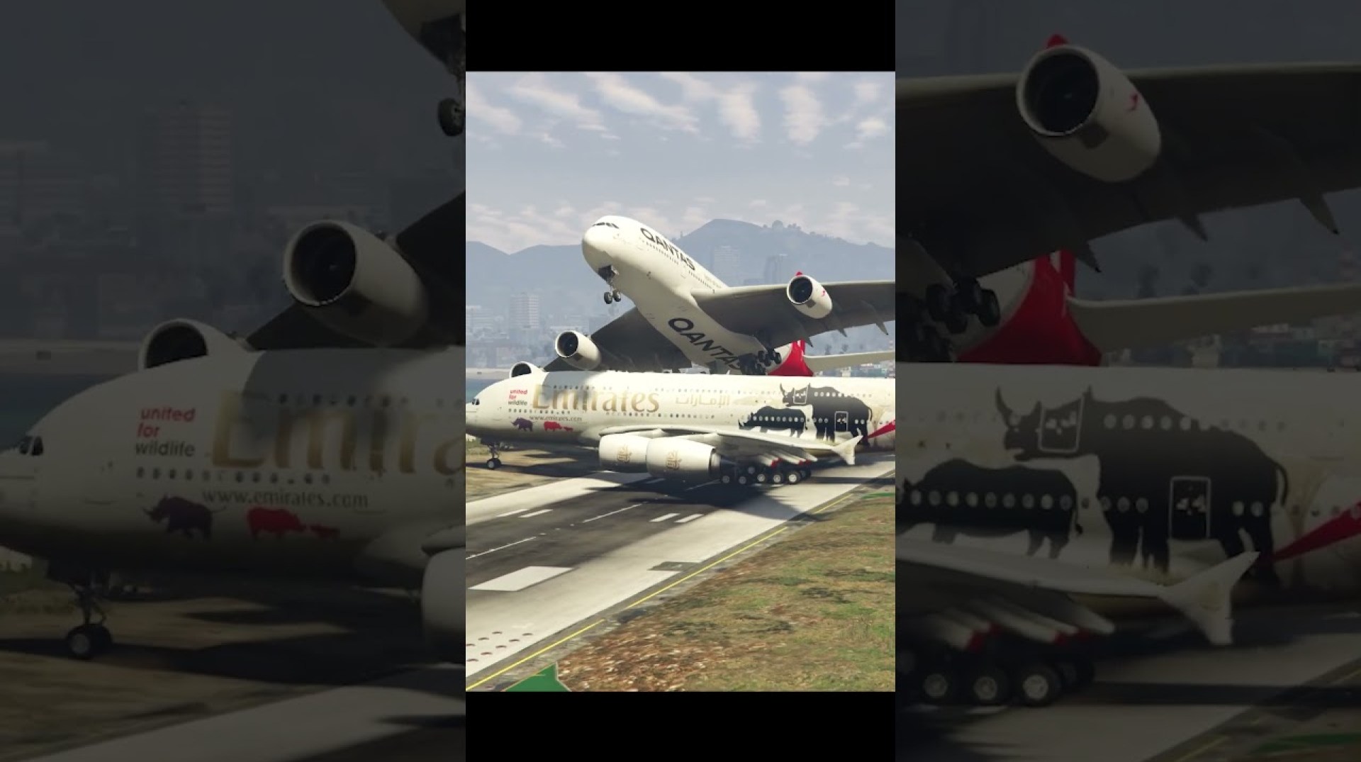 Airplane Accidently Came in the Runway During Landing Of A380… Airplane Accidently Came in the Runway During Landing Of A380…