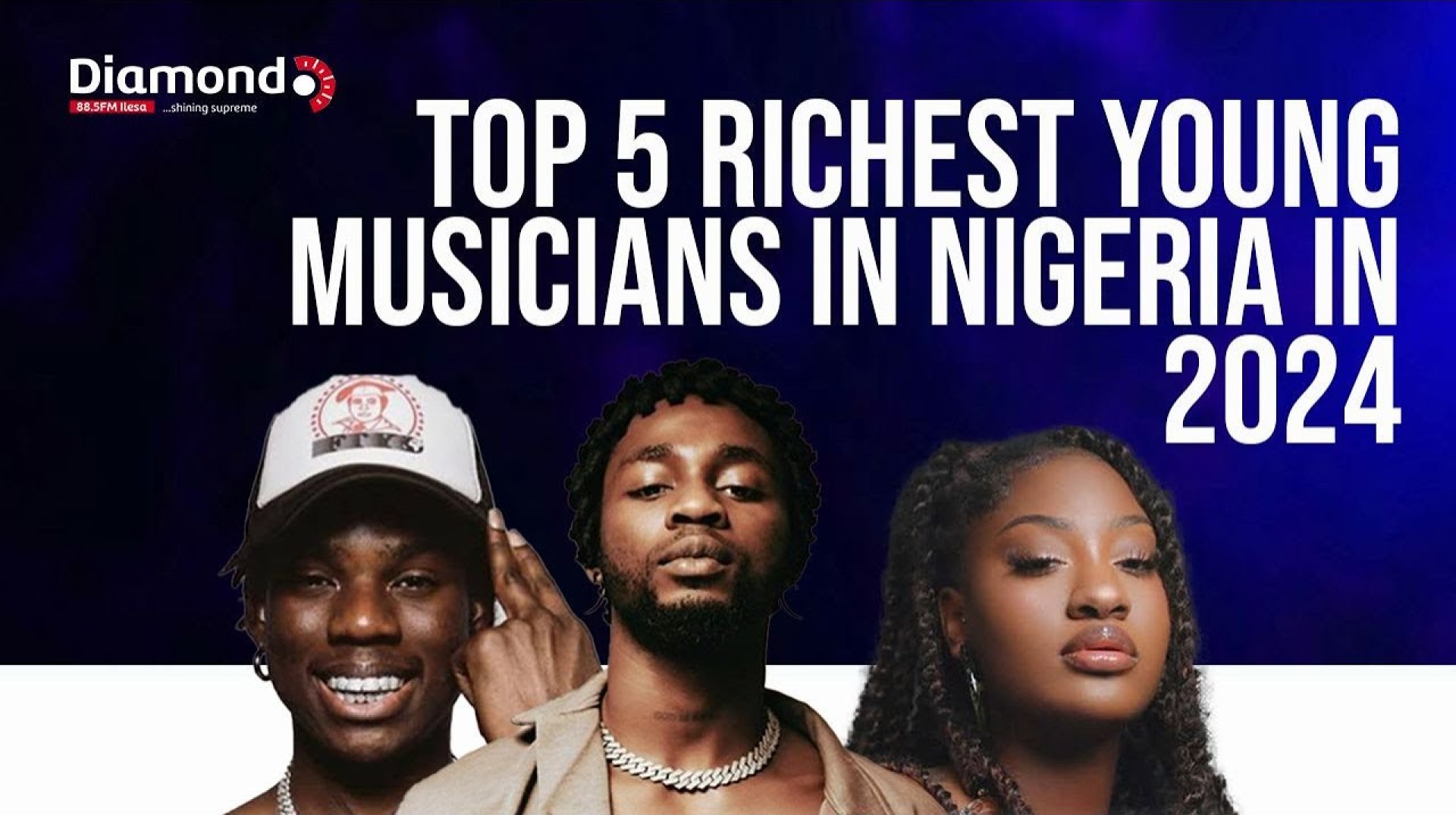 NIGERIANs TOP 5 WEALTHIEST YOUNG MUSICIANS IN 2024 NIGERIANs TOP 5 WEALTHIEST YOUNG MUSICIANS IN 2024