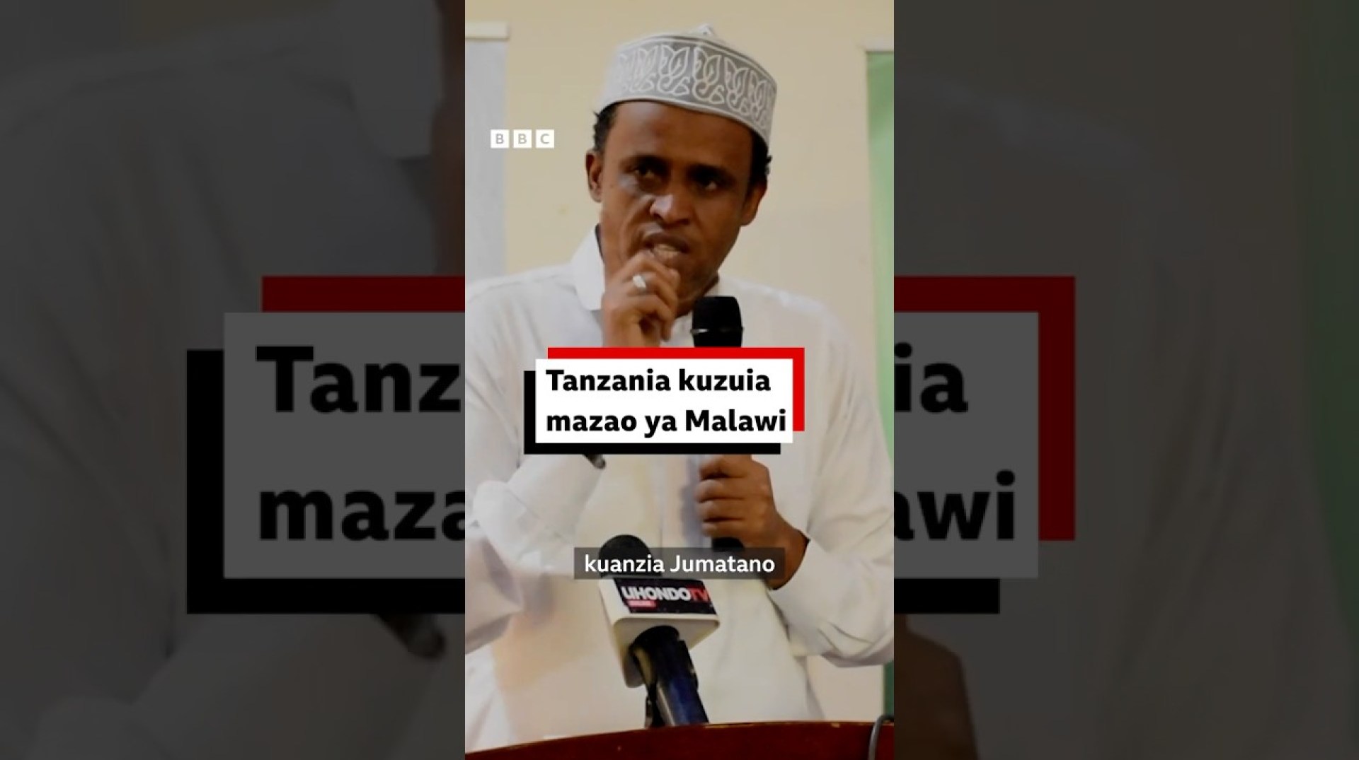 Hakuna kutoa kibali cha kuingiza mazao yoyote ya Afrika Kusini na Malawi Hakuna kutoa kibali cha kuingiza mazao yoyote ya Afrika Kusini na Malawi