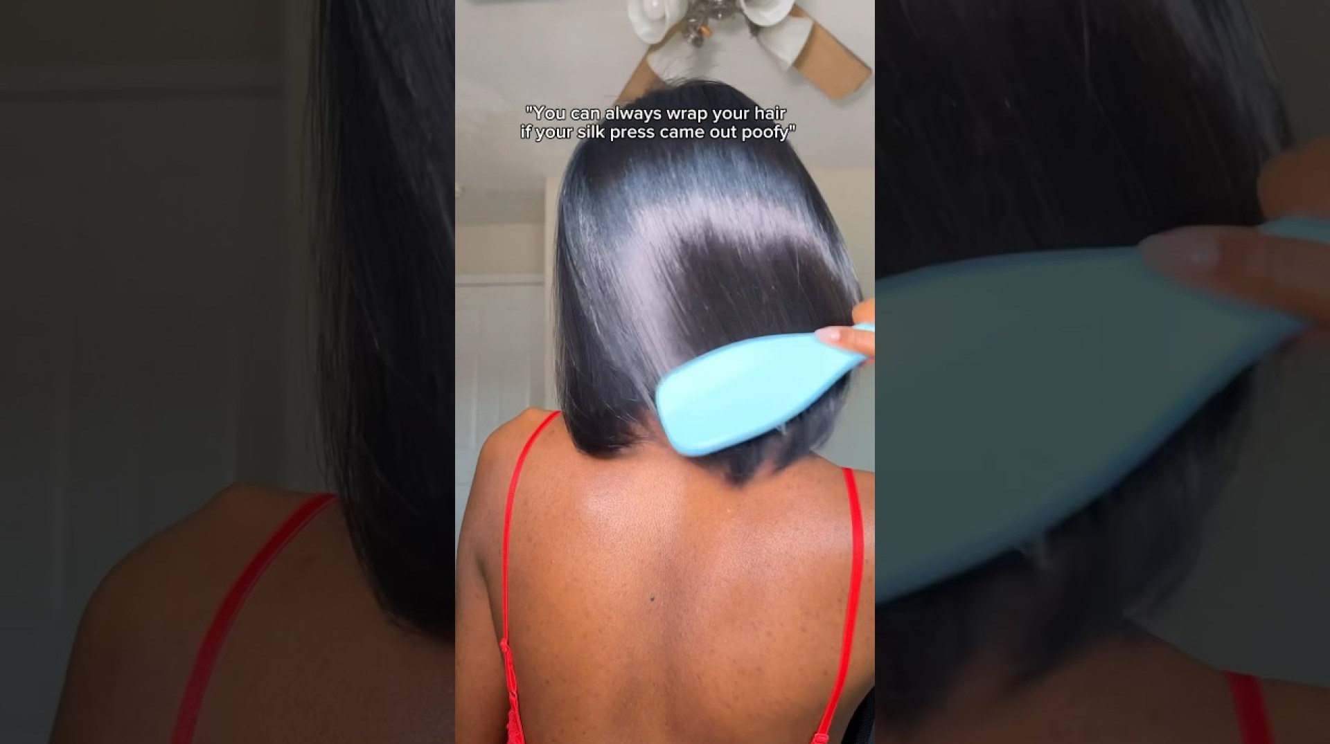 How to fix frizzy silk press on natural hair #hairtutorial #naturalhair How to fix frizzy silk press on natural hair #hairtutorial #naturalhair