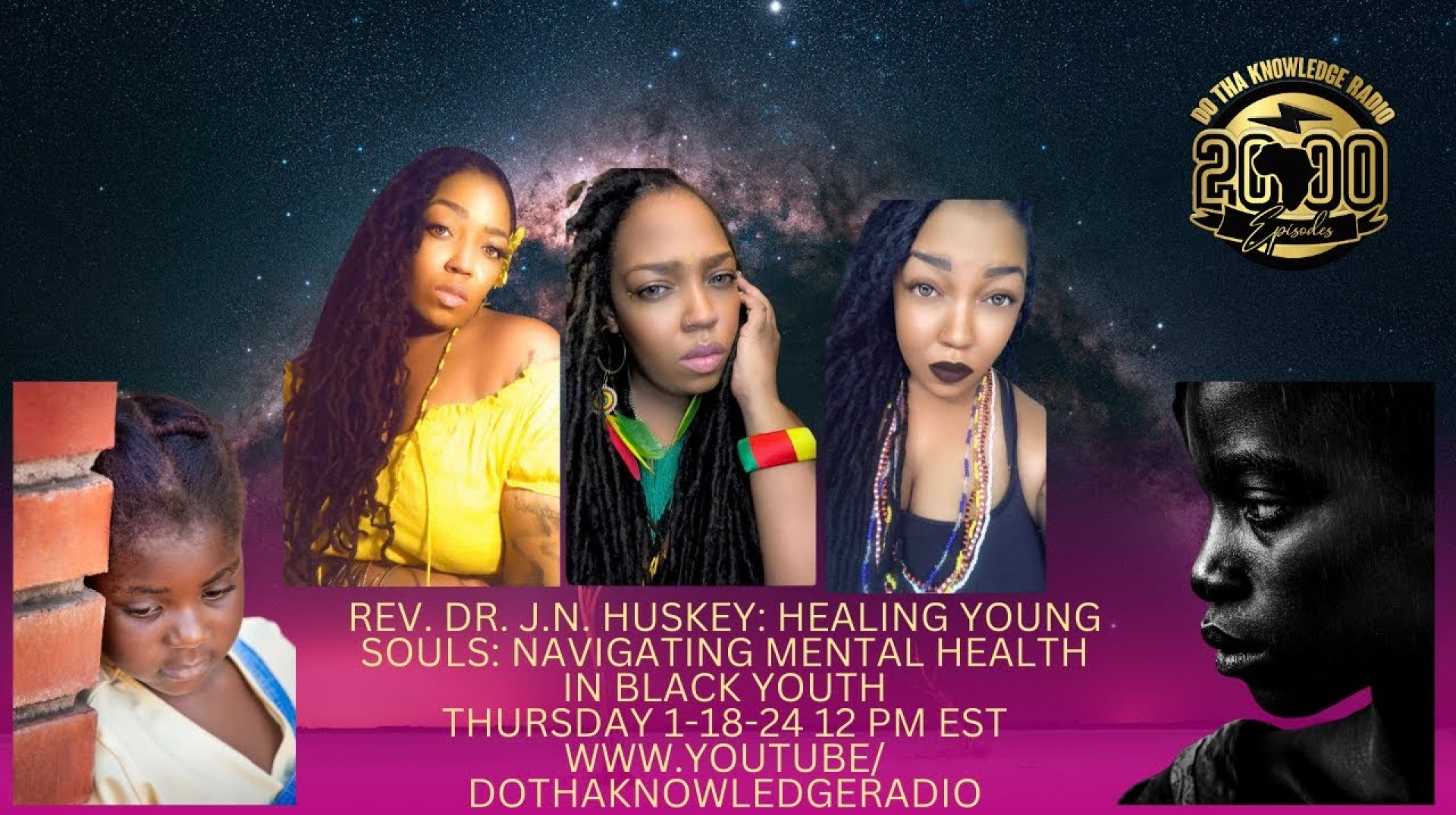 Rev. Dr. J.N. Huskey:Healing Young Souls: Navigating Mental Health in Black Youth Rev. Dr. J.N. Huskey:Healing Young Souls: Navigating Mental Health in Black Youth