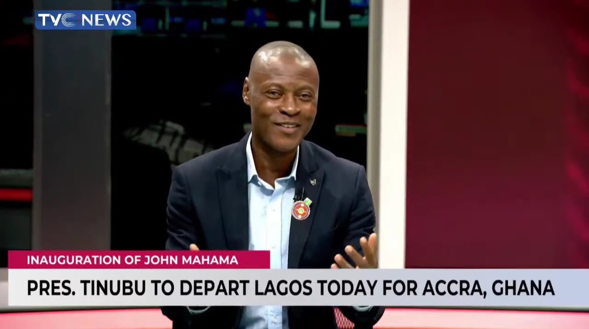 TVC News, Solomon Ajuziogu Speaks On President Tinubu To Depart Lagos Today For Accra, Ghana TVC News, Solomon Ajuziogu Speaks On President Tinubu To Depart Lagos Today For Accra, Ghana