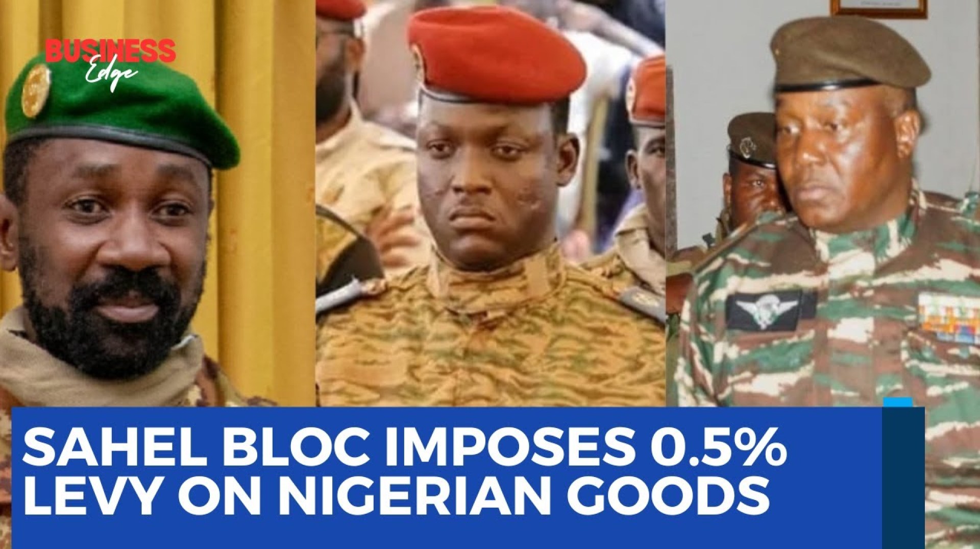Mali, Niger, Burkina Faso Impose 0.5% Levy on Goods from Nigeria, ECOWAS Mali, Niger, Burkina Faso Impose 0.5% Levy on Goods from Nigeria, ECOWAS