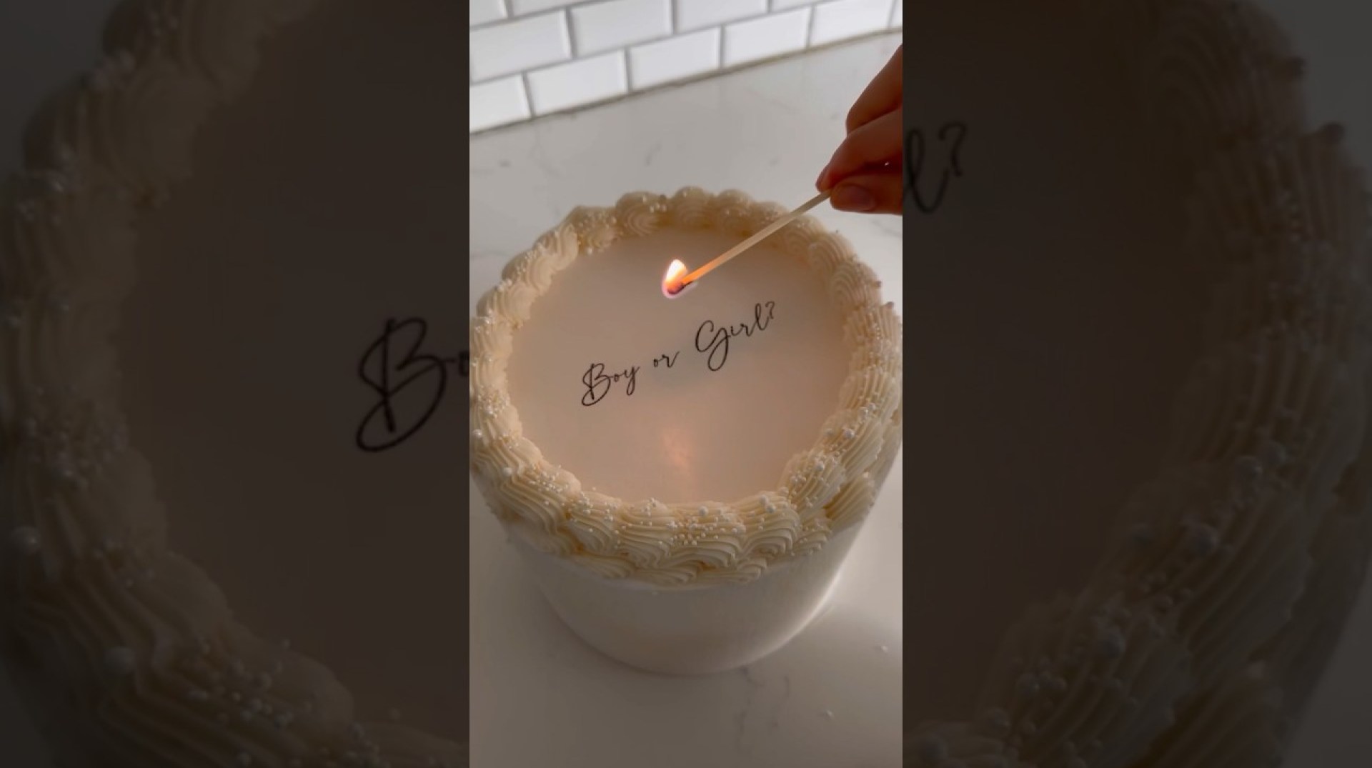 Gender Reveal Cake Trend! What do you think? Gender Reveal Cake Trend! What do you think?
