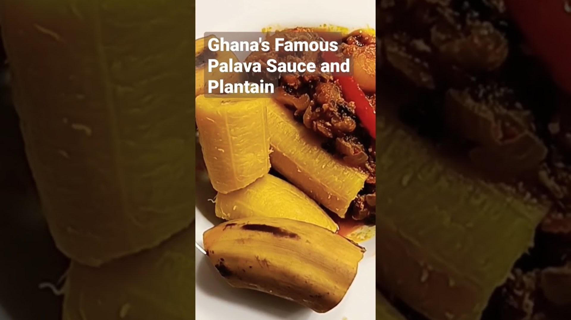 Ghana's Famous Palava Sauce |Boiled Plantain #shortfeeds #shortsafrica #viral #shortsvideo Ghana's Famous Palava Sauce |Boiled Plantain #shortfeeds #shortsafrica #viral #shortsvideo
