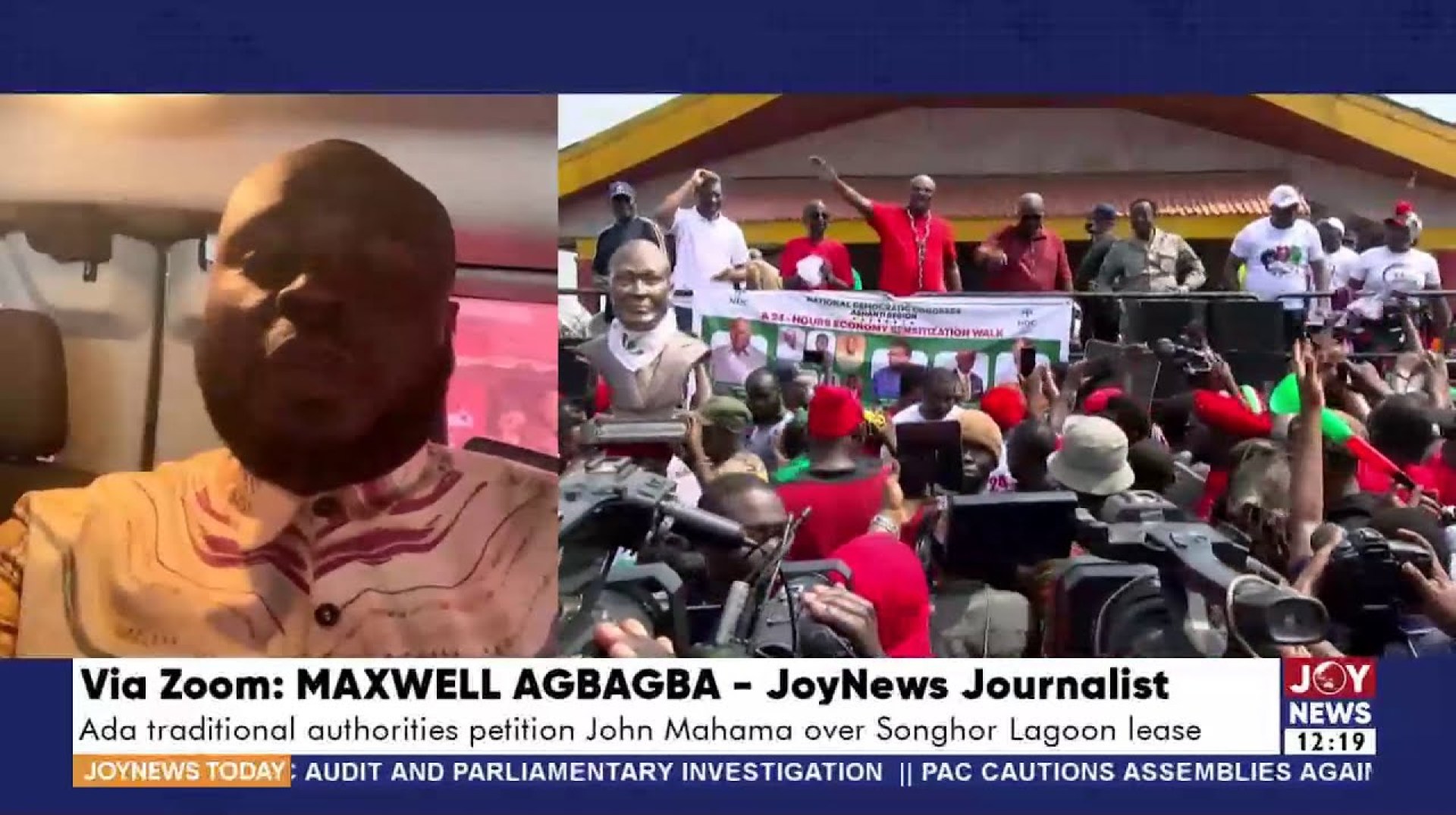 Ada traditional authorities petition John Mahama over Songhor Lagoon lease | JoyNews Today Ada traditional authorities petition John Mahama over Songhor Lagoon lease | JoyNews Today
