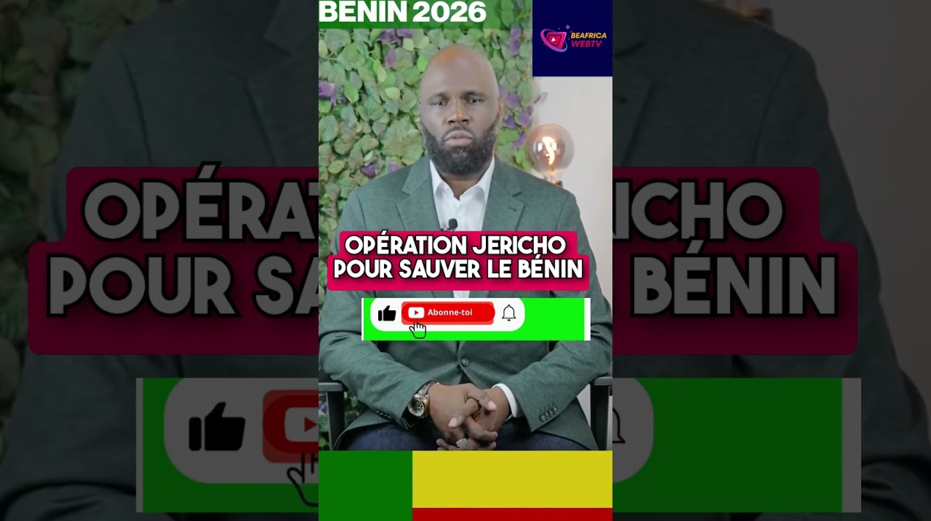 Bénin : Kemi Seba propose l'opération Jericho pour restaurer de la démocratie présidentielle de 2026 Bénin : Kemi Seba propose l'opération Jericho pour restaurer de la démocratie présidentielle de 2026